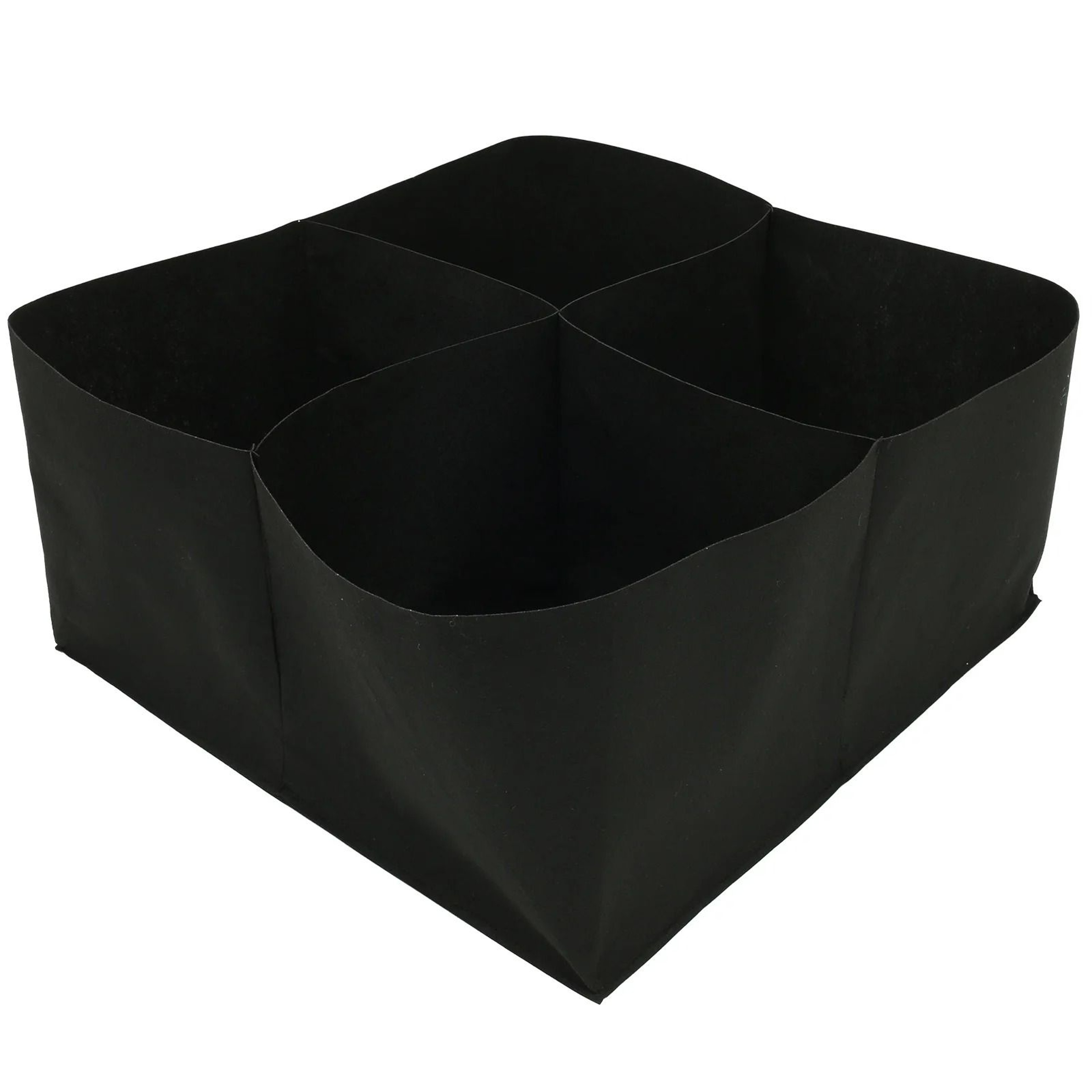Divided Fabric Raised Garden Bed  Planting Bag 7