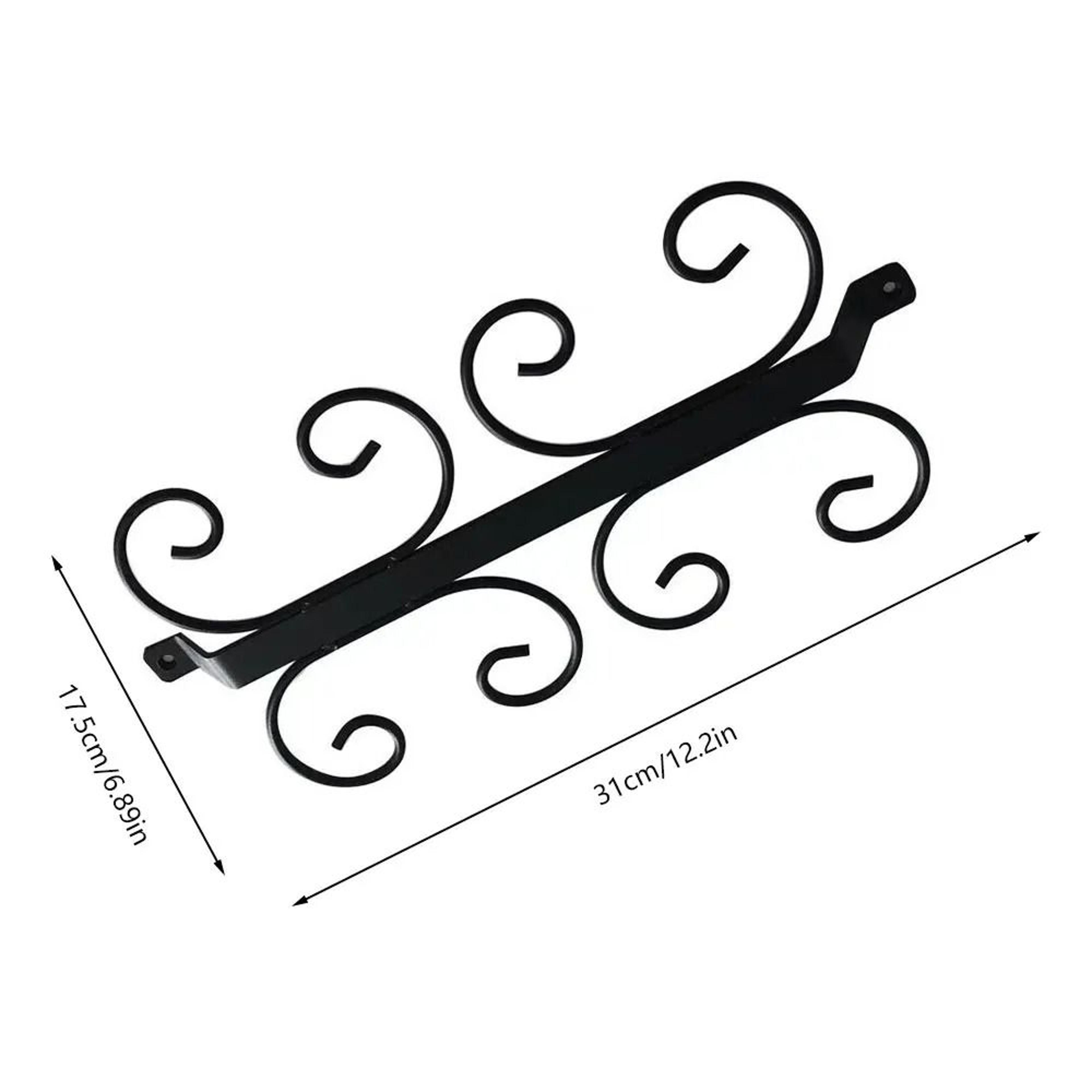 UnderCabinet Metal Wine Glass  Stemware Rack Holder 6