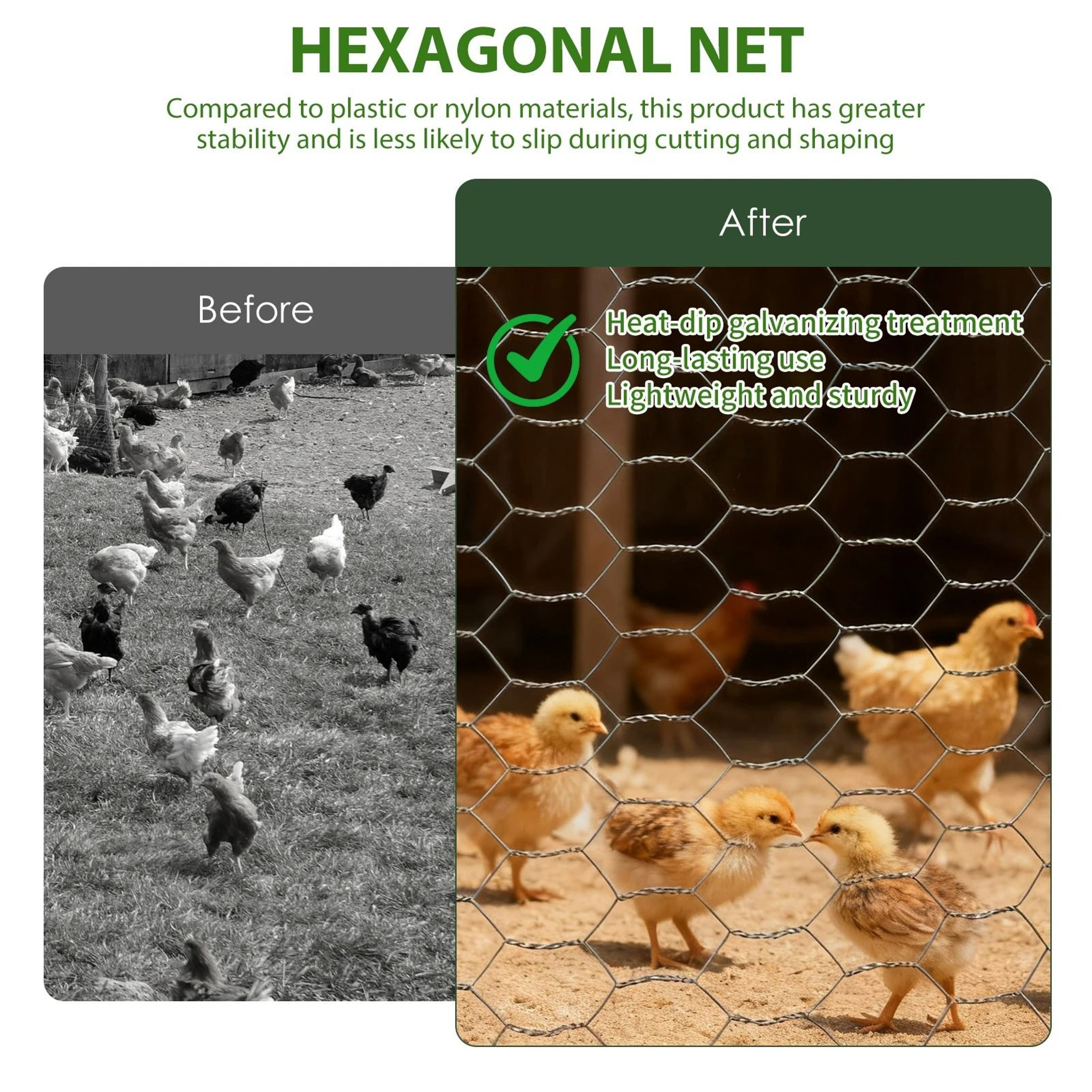 Hexagonal Galvanized Iron Wire Chicken Mesh Fencing Net 4