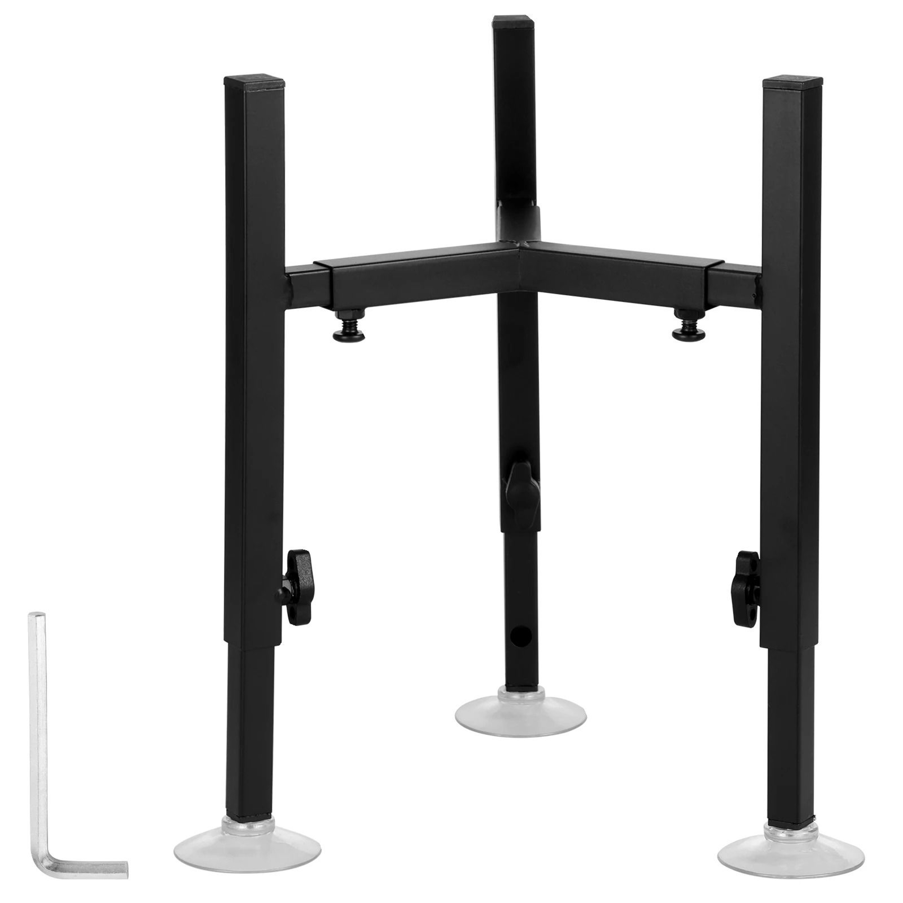 Adjustable Metal Elevated Dog Food  Water Bowl Stand 7