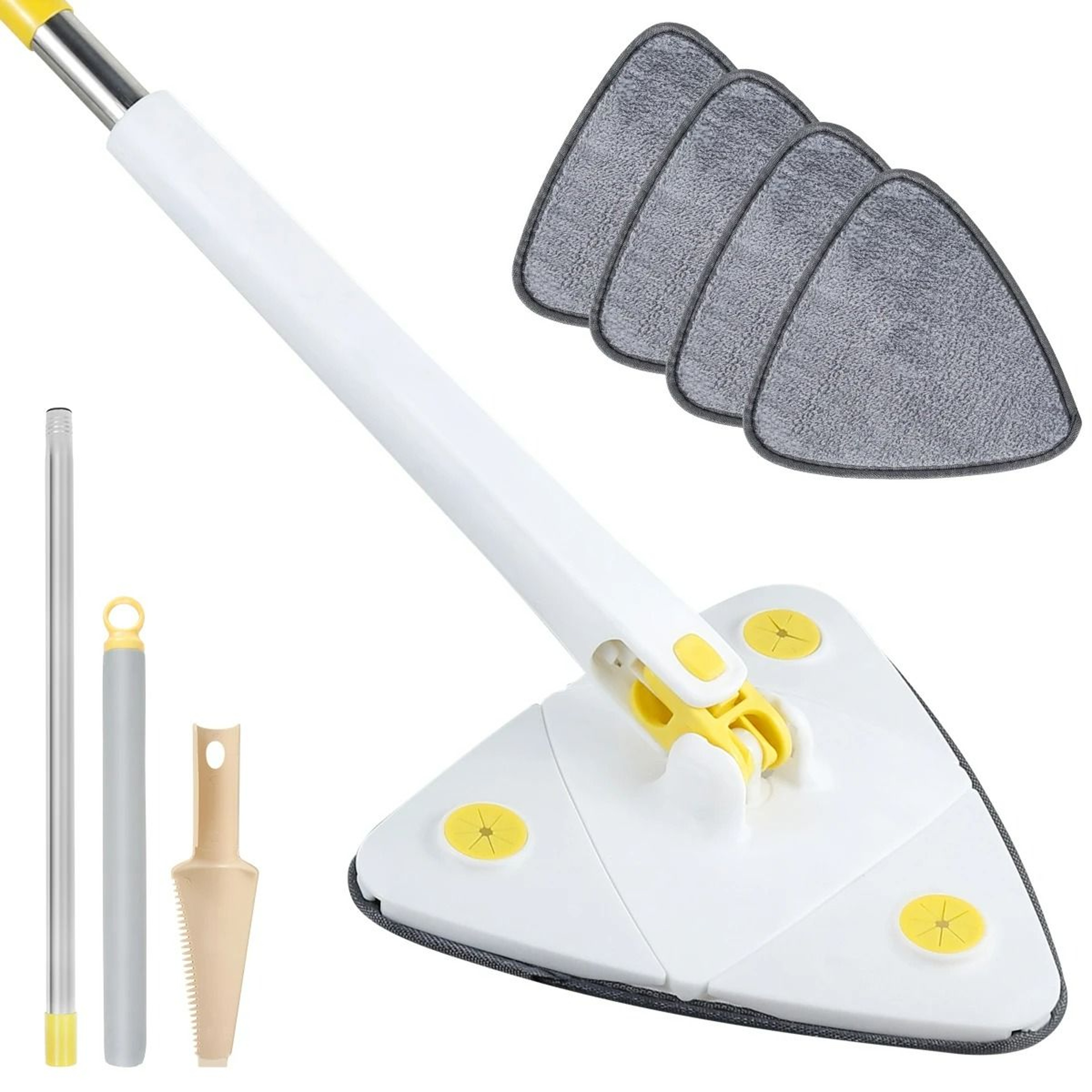360 Rotatable Telescopic Triangle Cleaning Mop 9