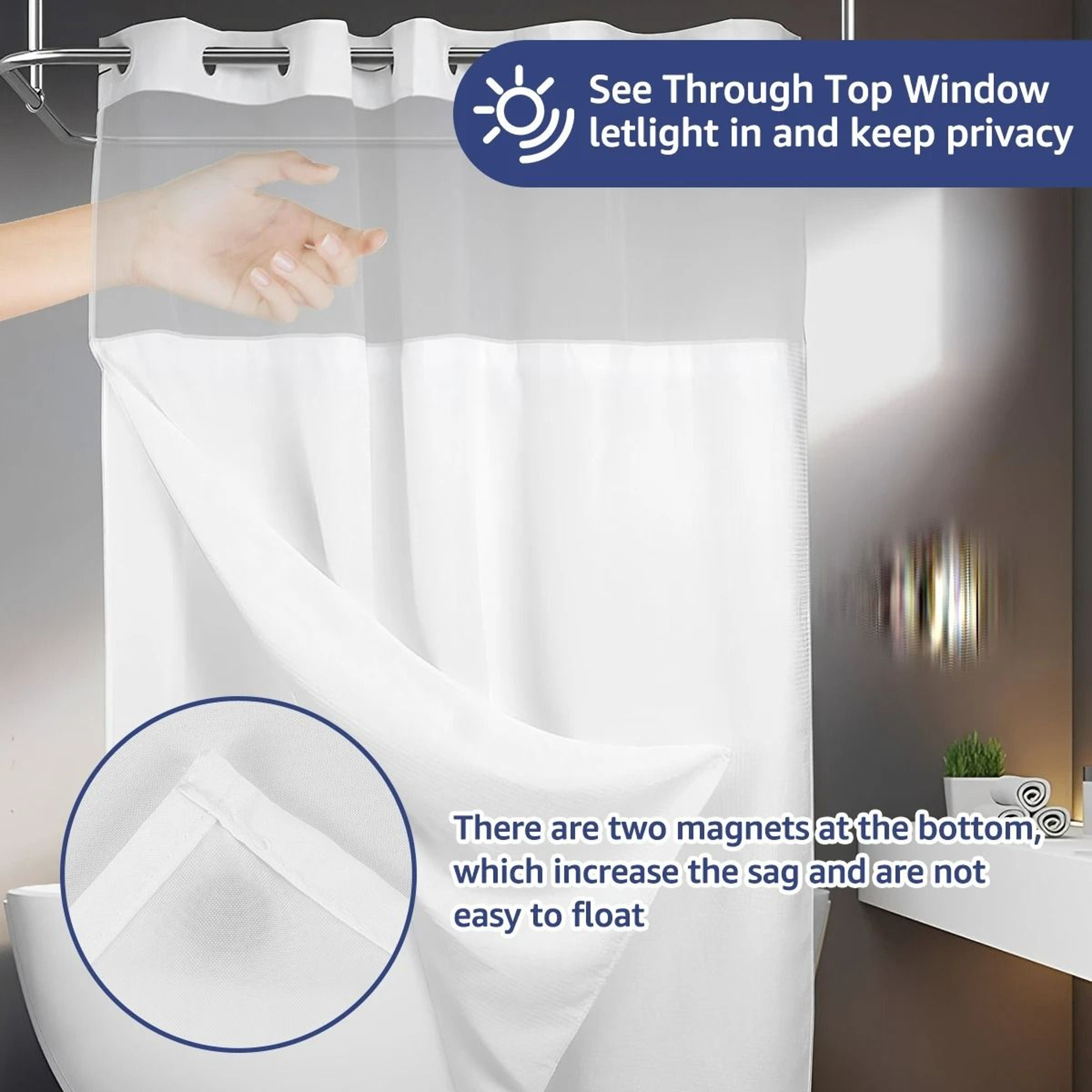Waterproof Bathroom Decorative Shower Curtain 3