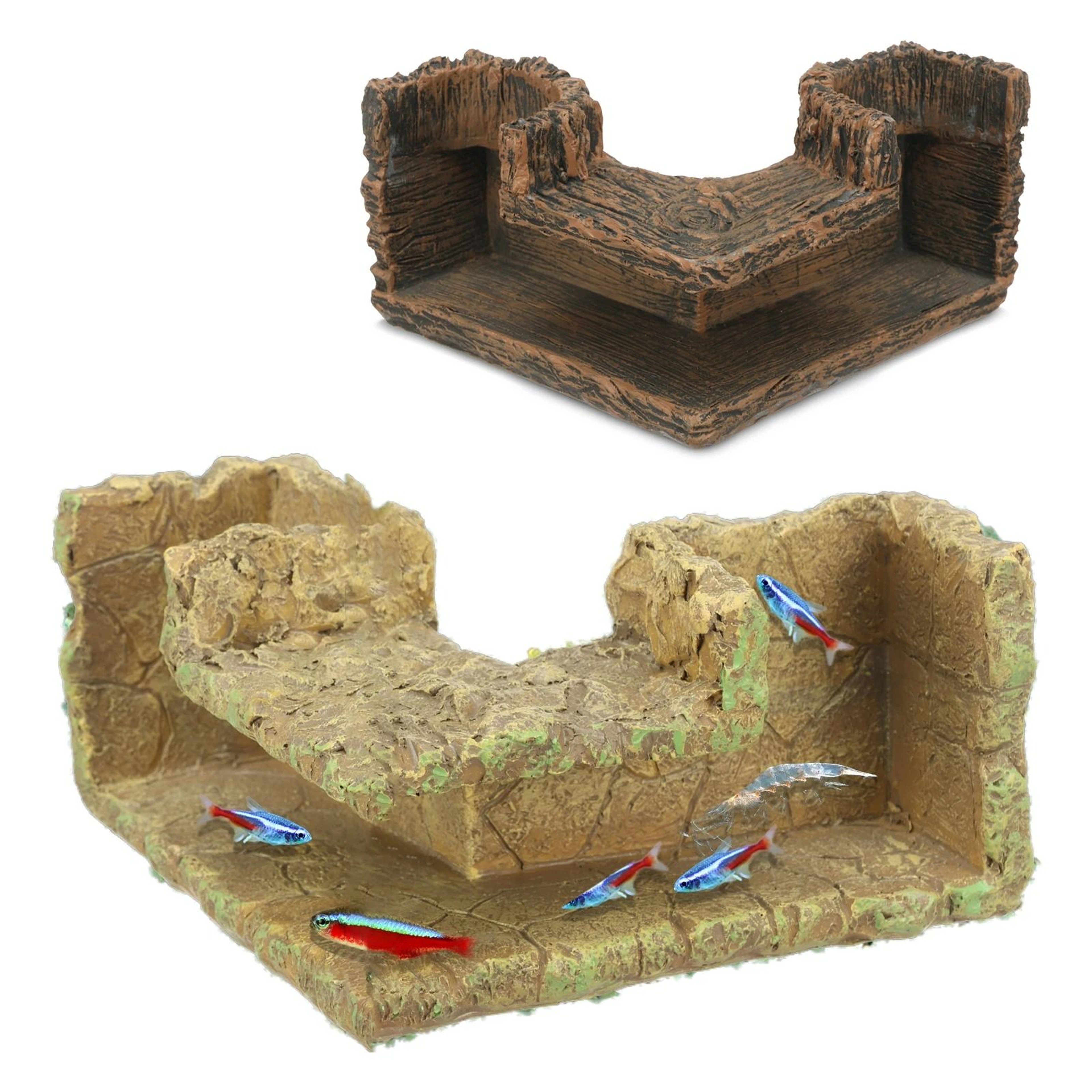 Aquarium Corner Hideaway Tunnel  Breeding Shelter 0