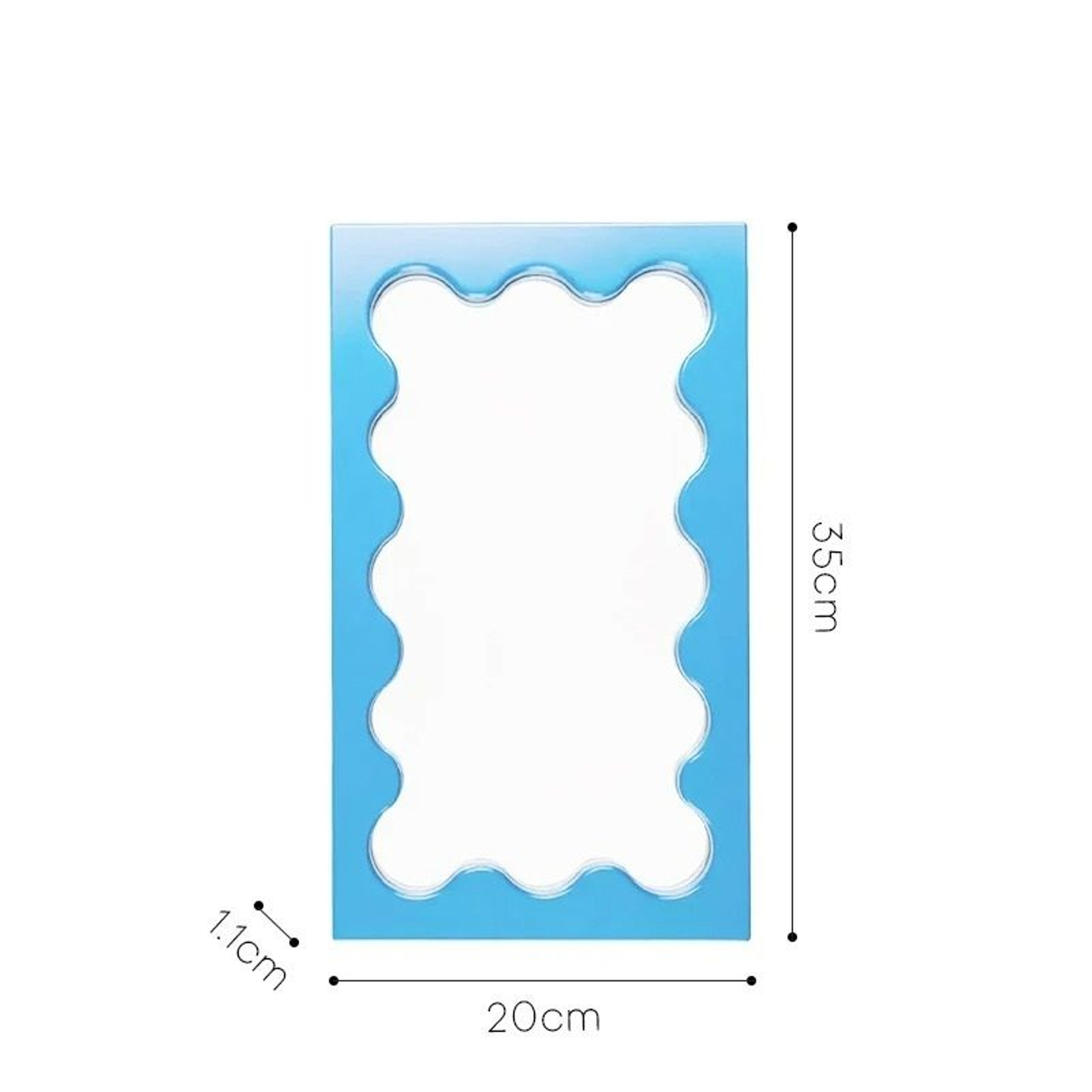 Rectangular Solid Wood Decorative Wall Mirror 8