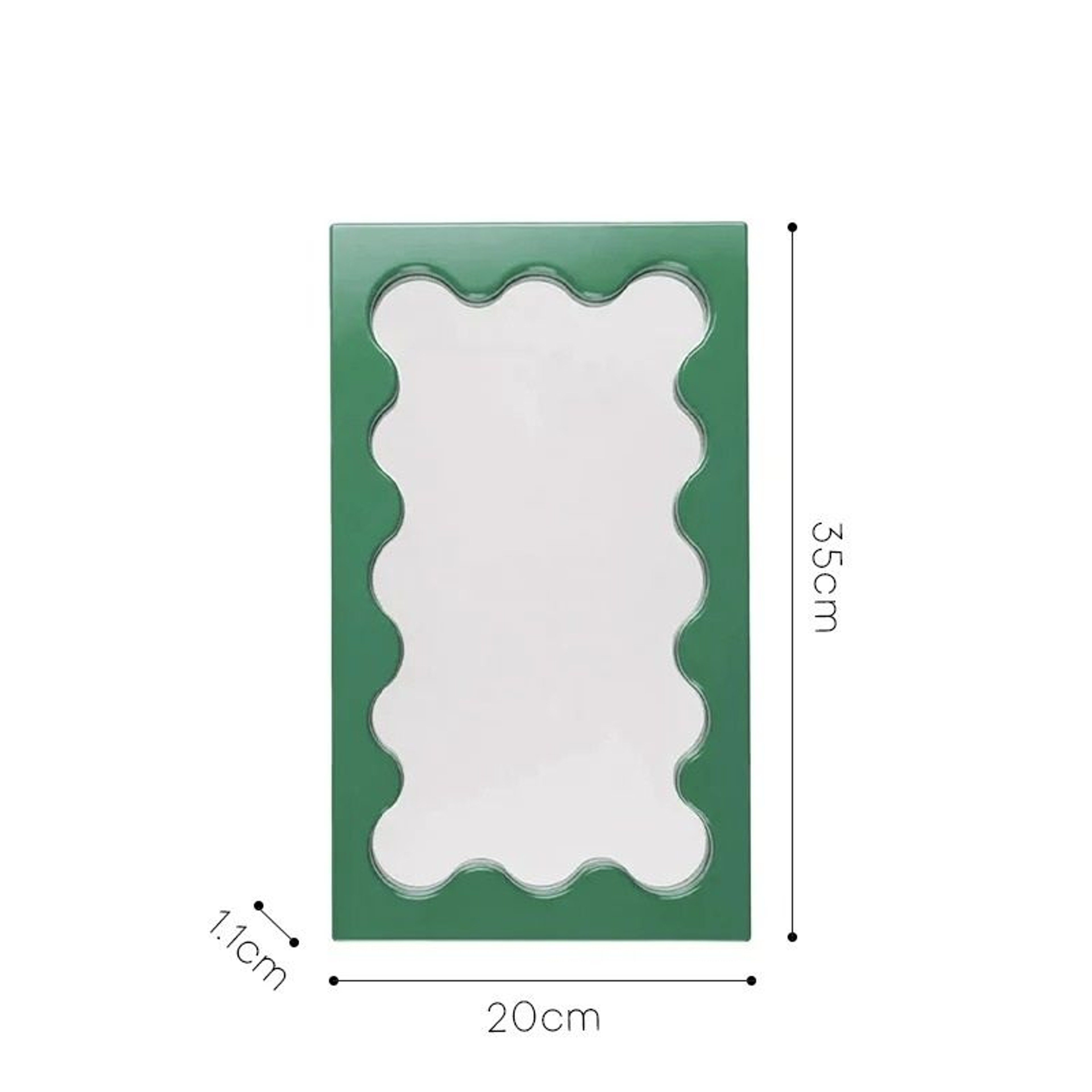 Rectangular Solid Wood Decorative Wall Mirror 6