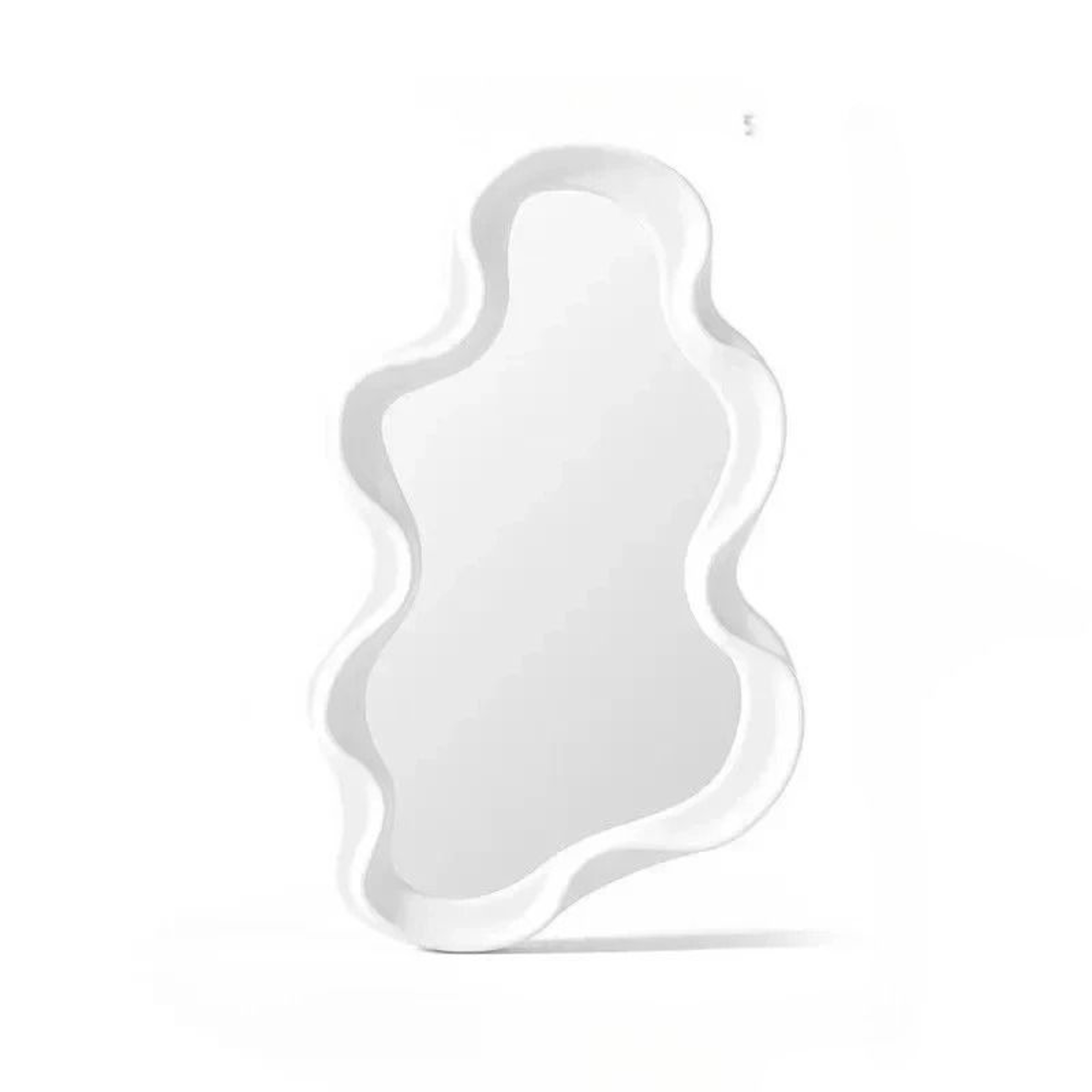 Irregular CloudShaped Waterproof Vanity Mirror WallMounted  Tabletop DualUse 5