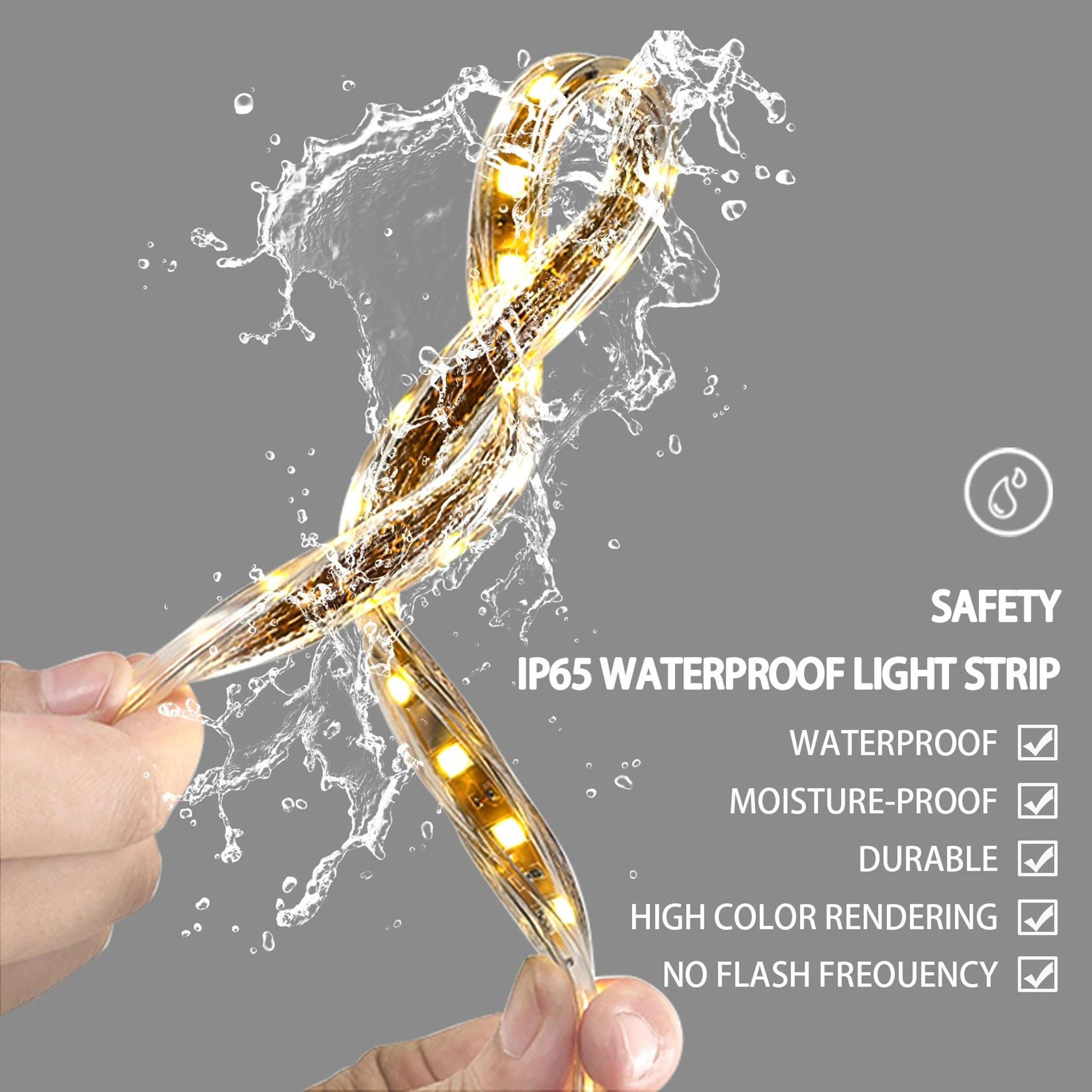 Smart WallMounted Dual Frontlit  Backlit LED Bathroom Mirror With Integrated 3x Magnifier 4