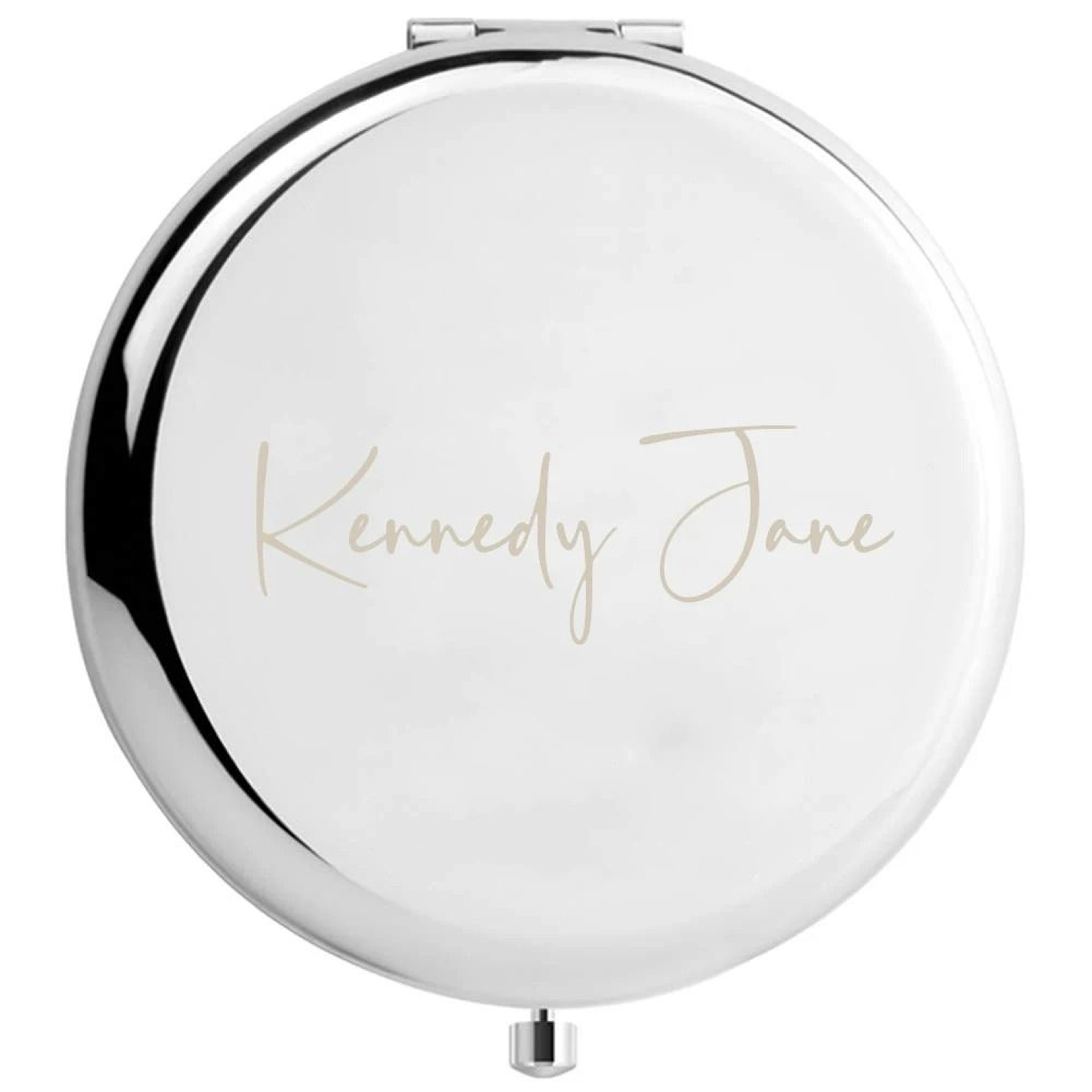 Personalized LaserEngraved Compact Pocket Makeup Mirror 6