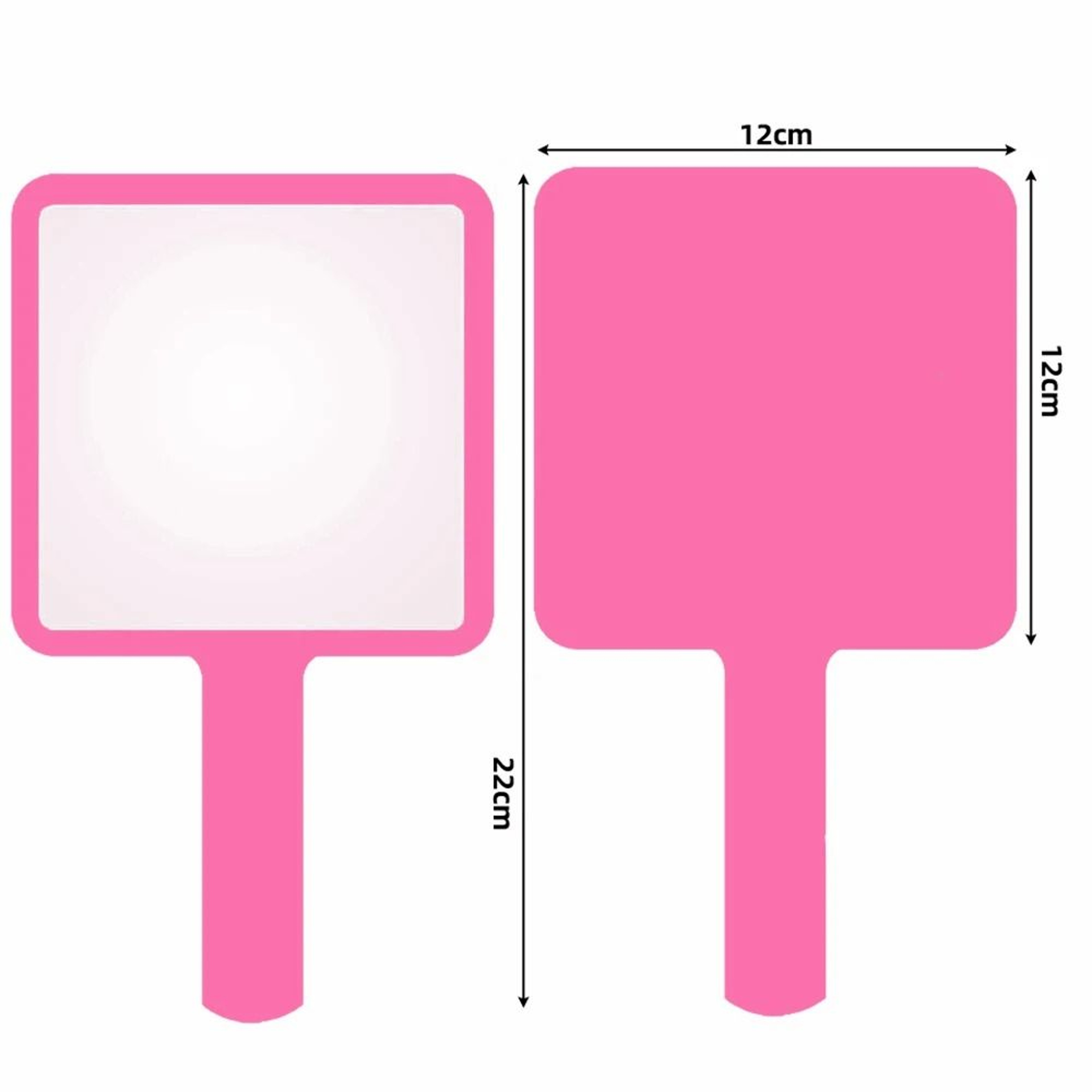 Personalized Salon Hand Mirror With Custom Logo 12