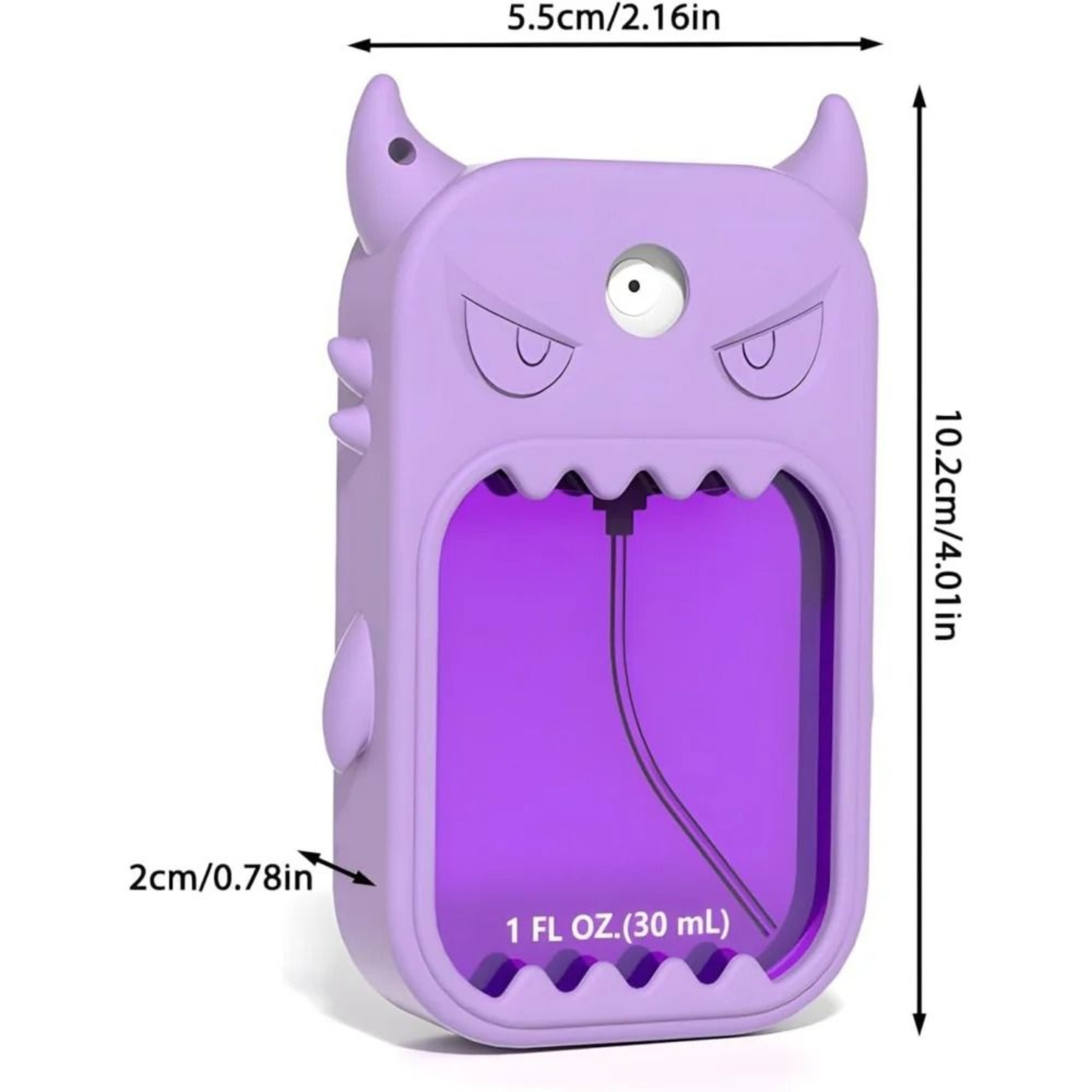 Protective Silicone Case With Keychain For Touchland Hand Sanitizer 10 Fl Oz  30 Ml 2