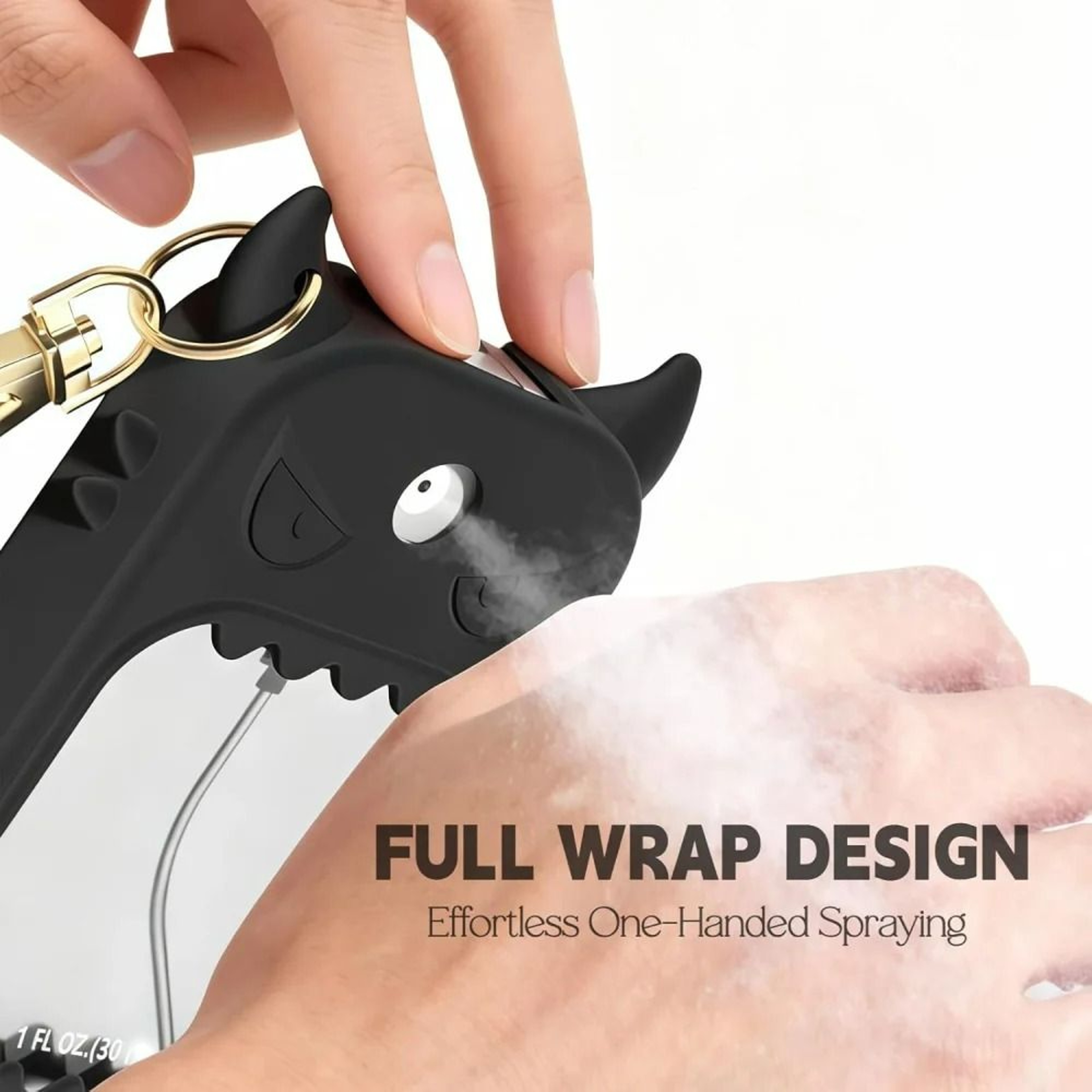 Protective Silicone Case With Keychain For Touchland Hand Sanitizer 10 Fl Oz  30 Ml 3