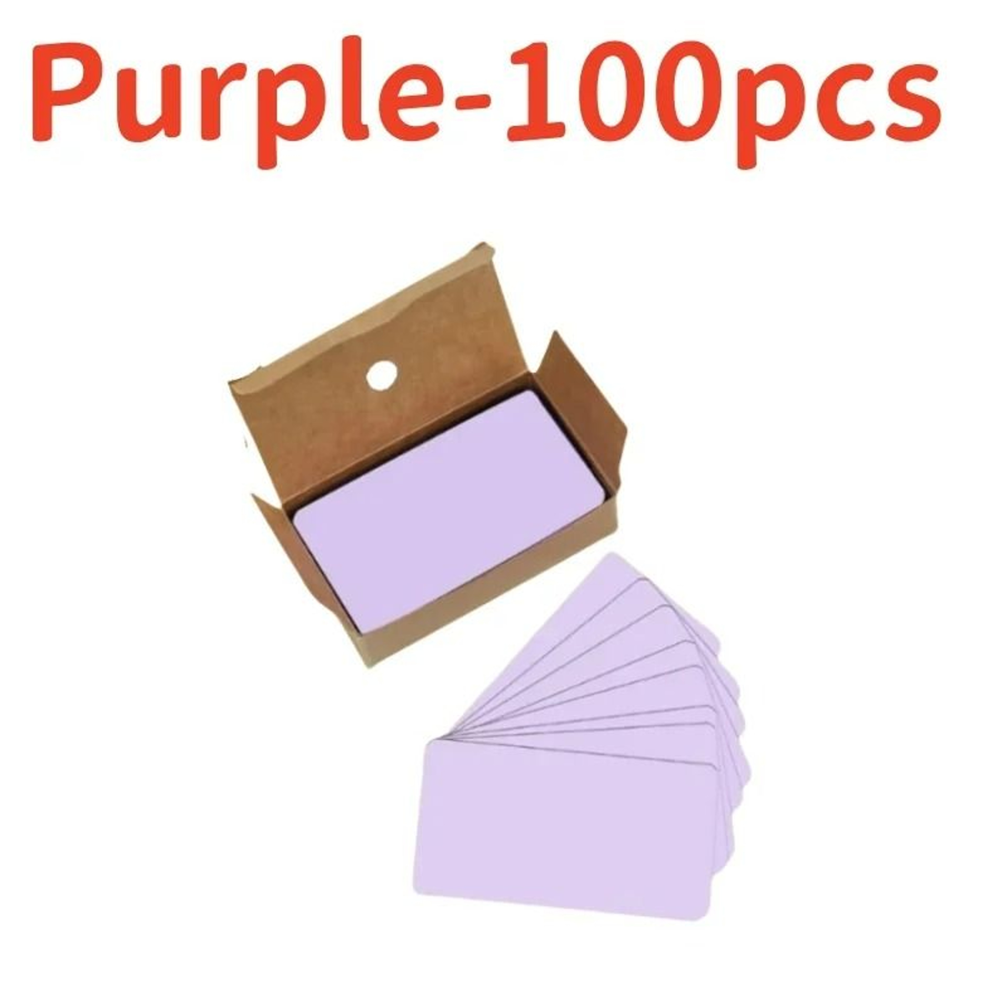 100Piece Blank Kraft Paper Cards Set 15