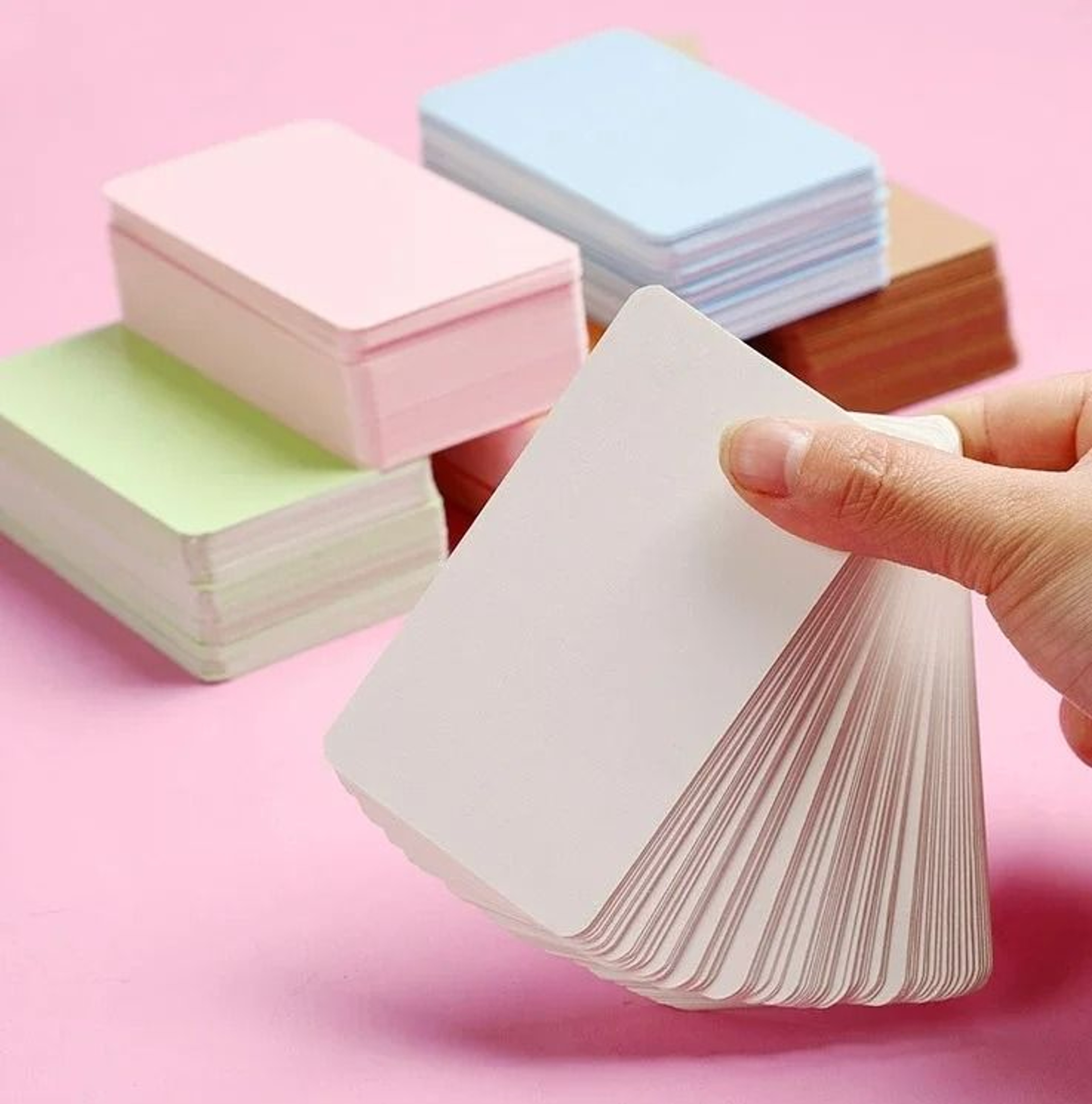 100Piece Blank Kraft Paper Cards Set 3