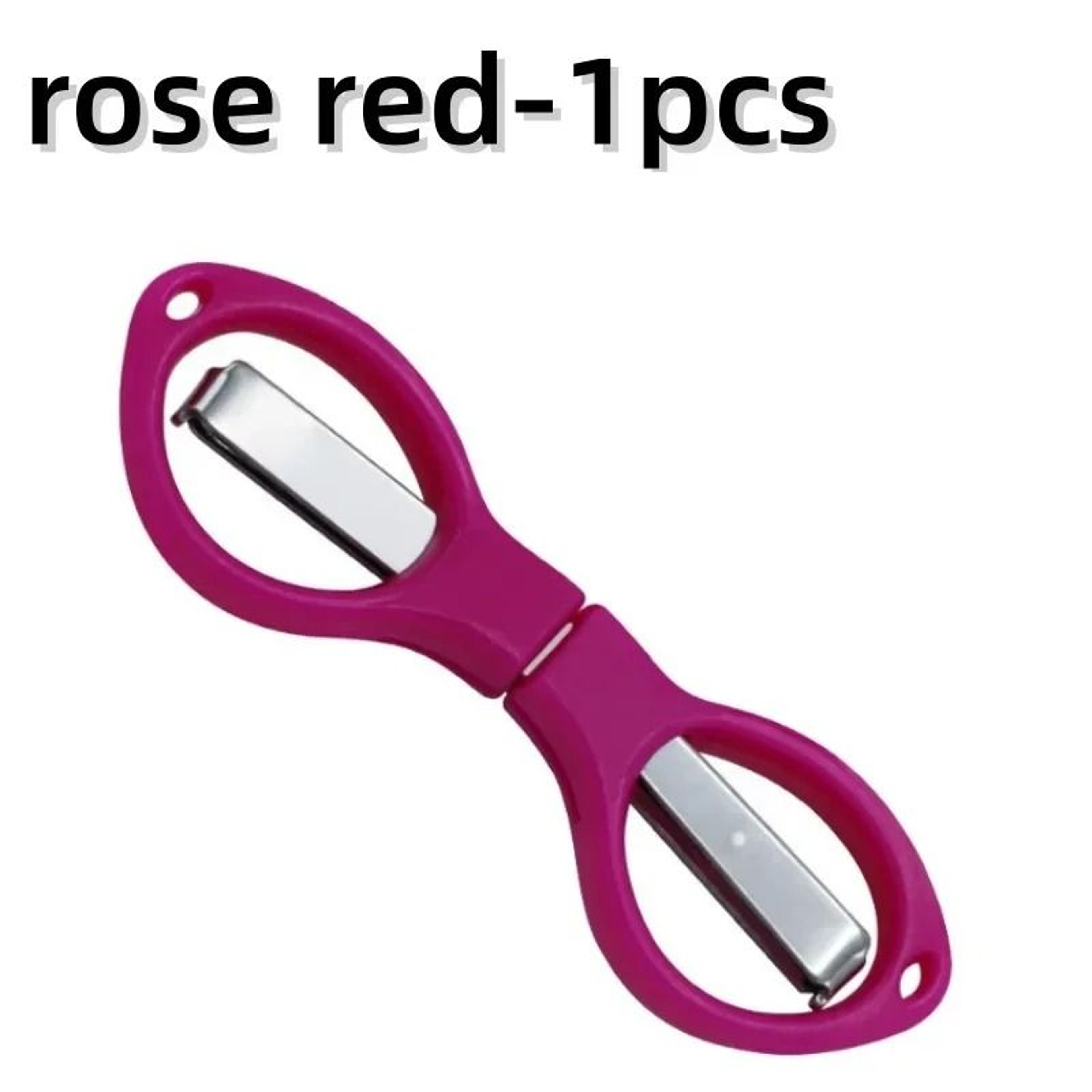 GlassesShape Portable Folding Mini Scissors 6