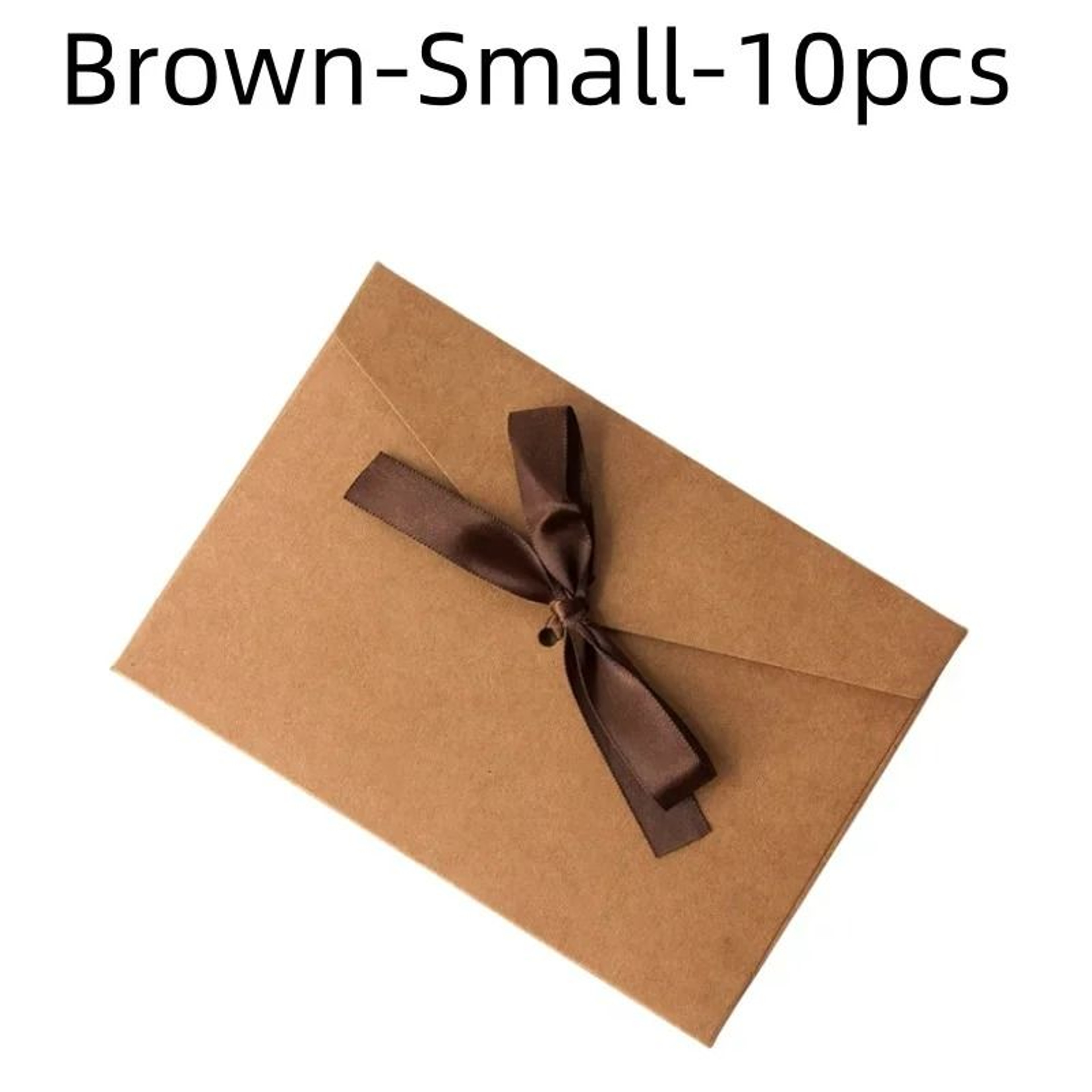 10Piece Pearlescent Ribbon Bow Envelopes Set 6