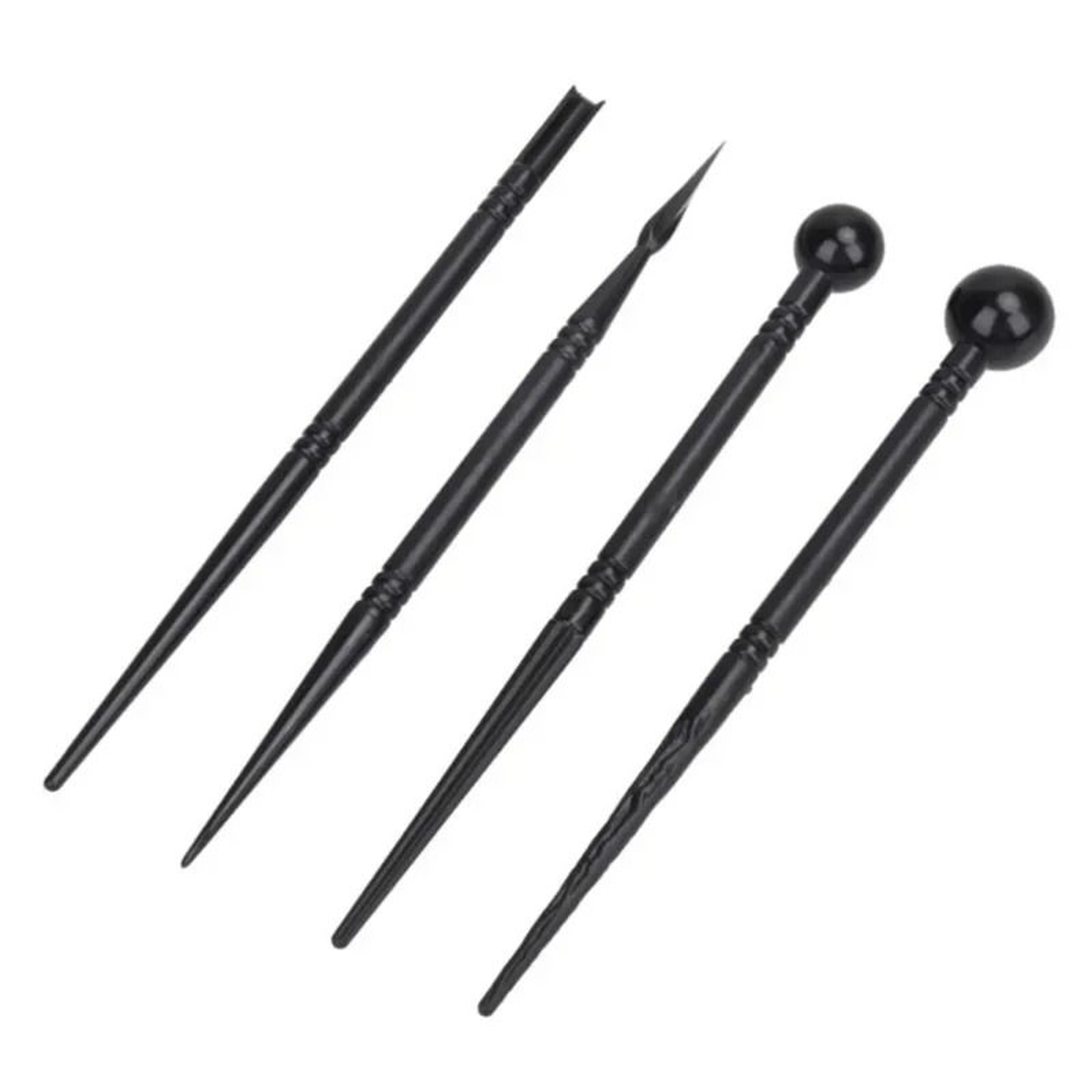 4Piece Stainless Steel DoubleEnded Clay Ball Stylus Tools 6
