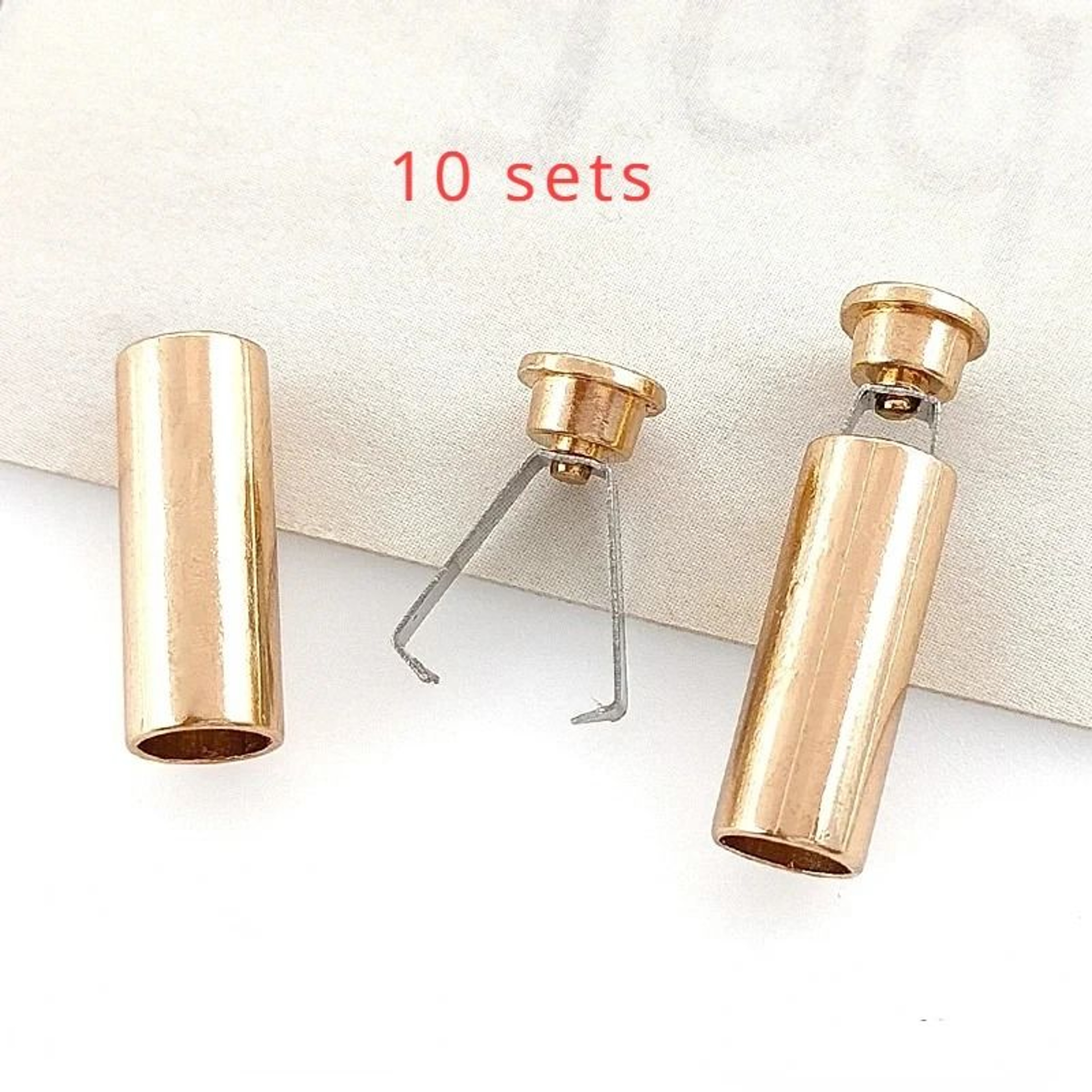 10 Sets Detachable Cord Locks Rectangle Drawstring Stoppers For Apparel 4