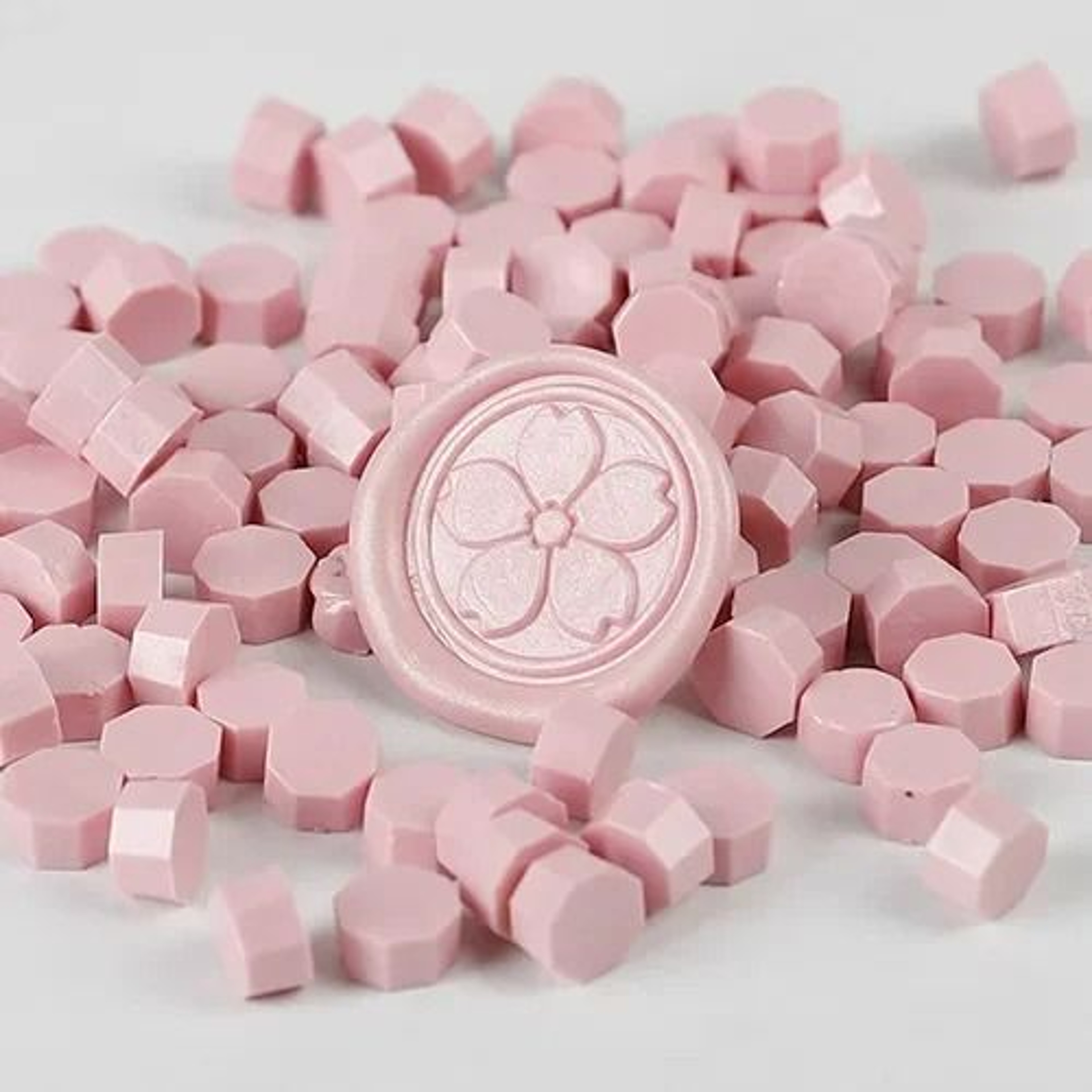 100 Piece Retro Sealing Wax Beads Octagon Stamp Wax For Vintage Invitations 9