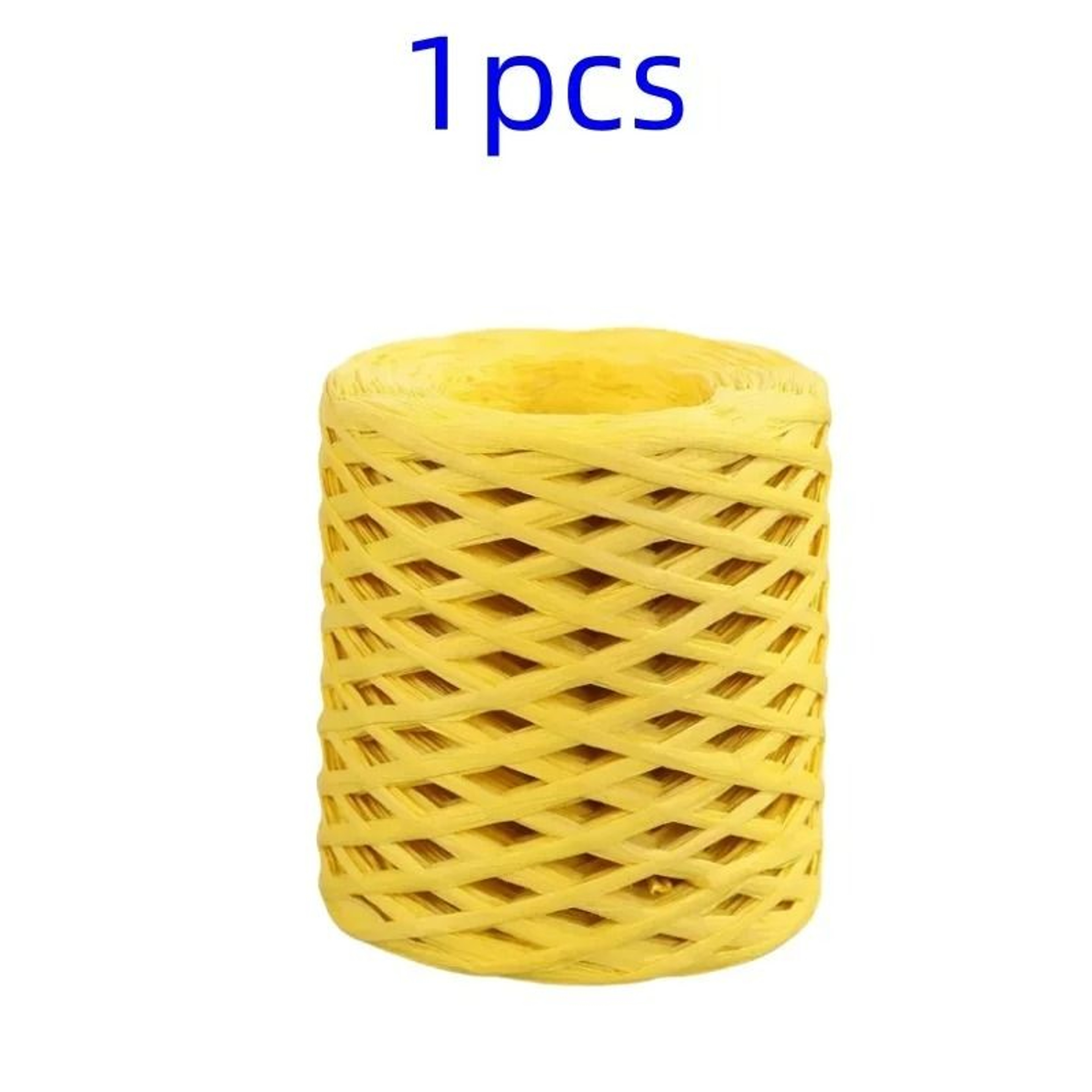 Natural Raffia Straw Yarn Eco Friendly Paper Thread For Crocheting Sun Hats And Beach Bags 16