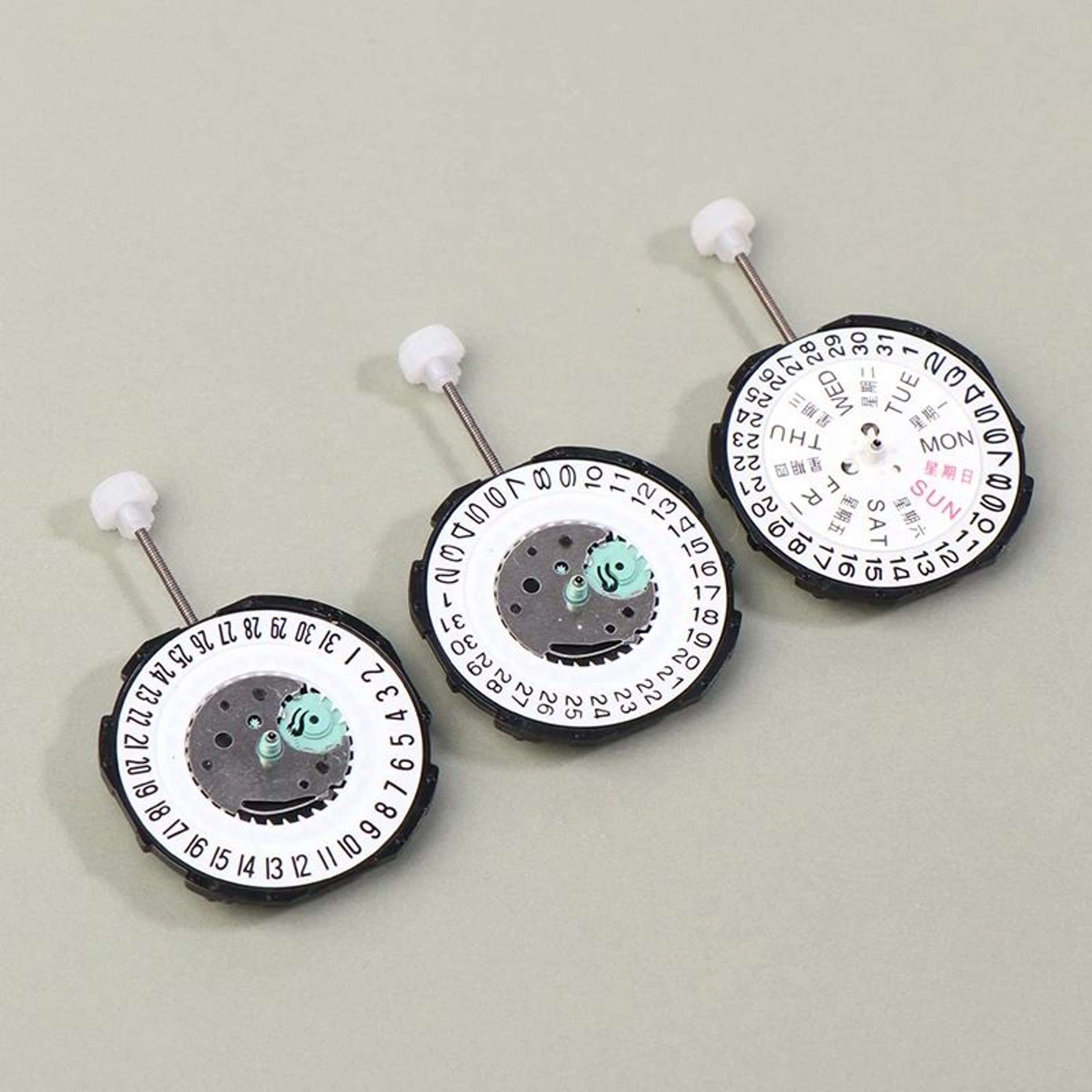 SL28 Quartz Watch Movement 3Hand Replacement Engine With Date Function 4