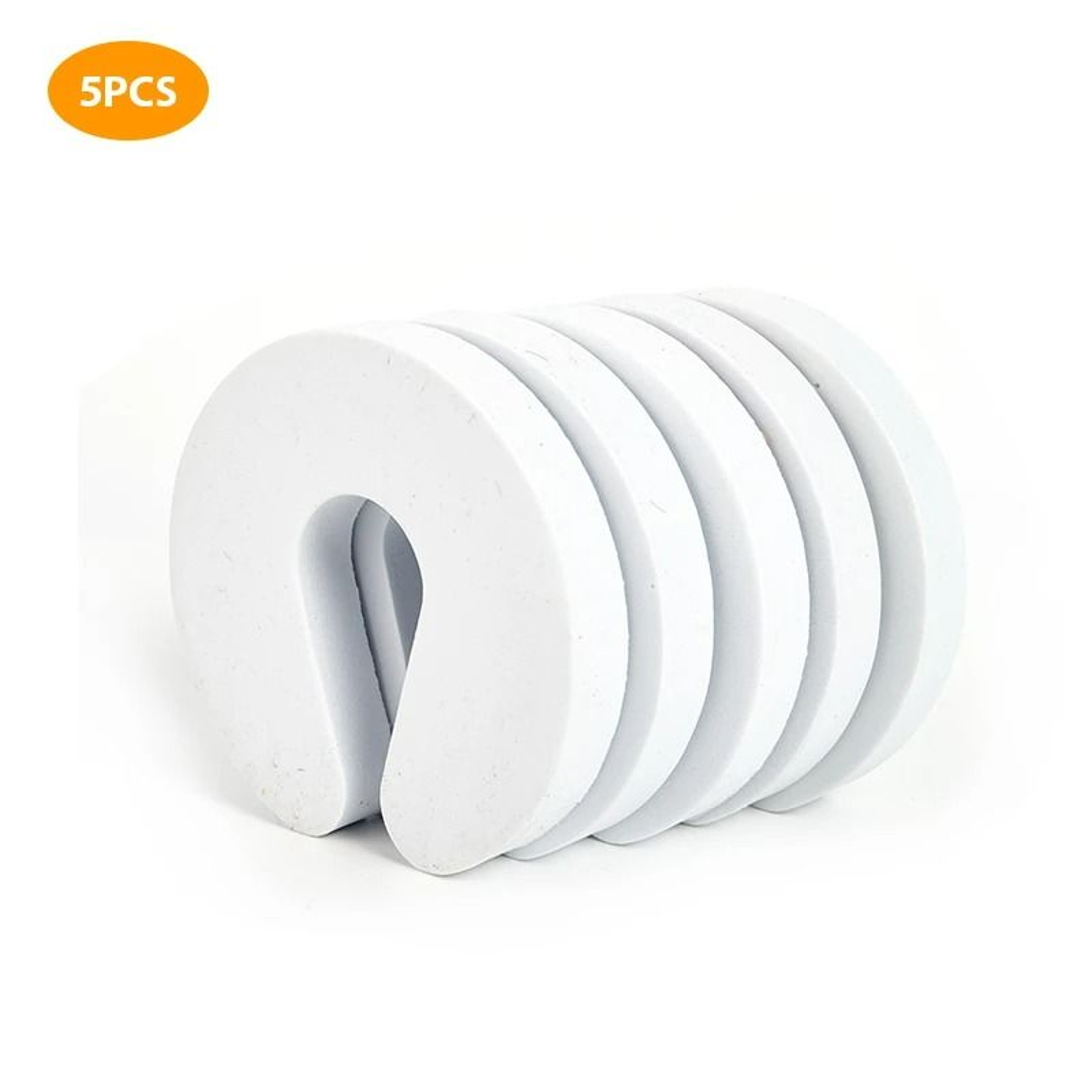 5 Piece Foam Door Stopper Finger Protector Guards For Baby Safety And Home Security 6