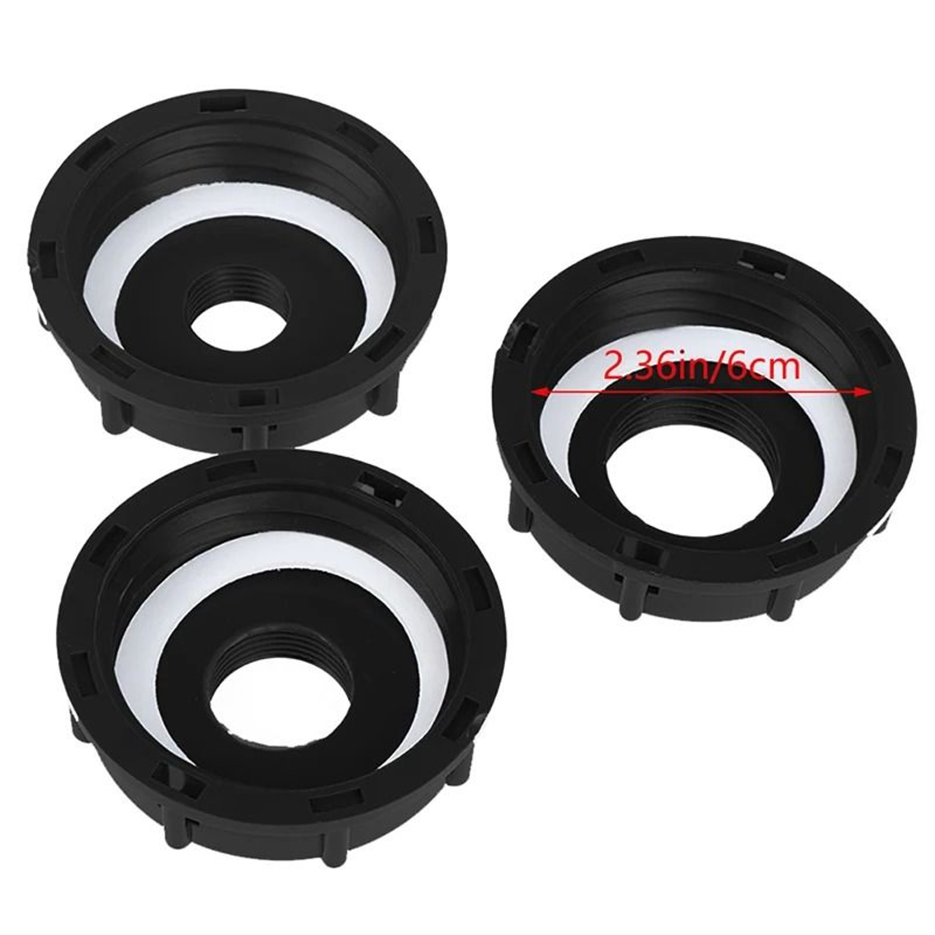 Durable IBC Tank Adapter S60x6 Coarse Thread Cap To Threaded Hose Connector 5