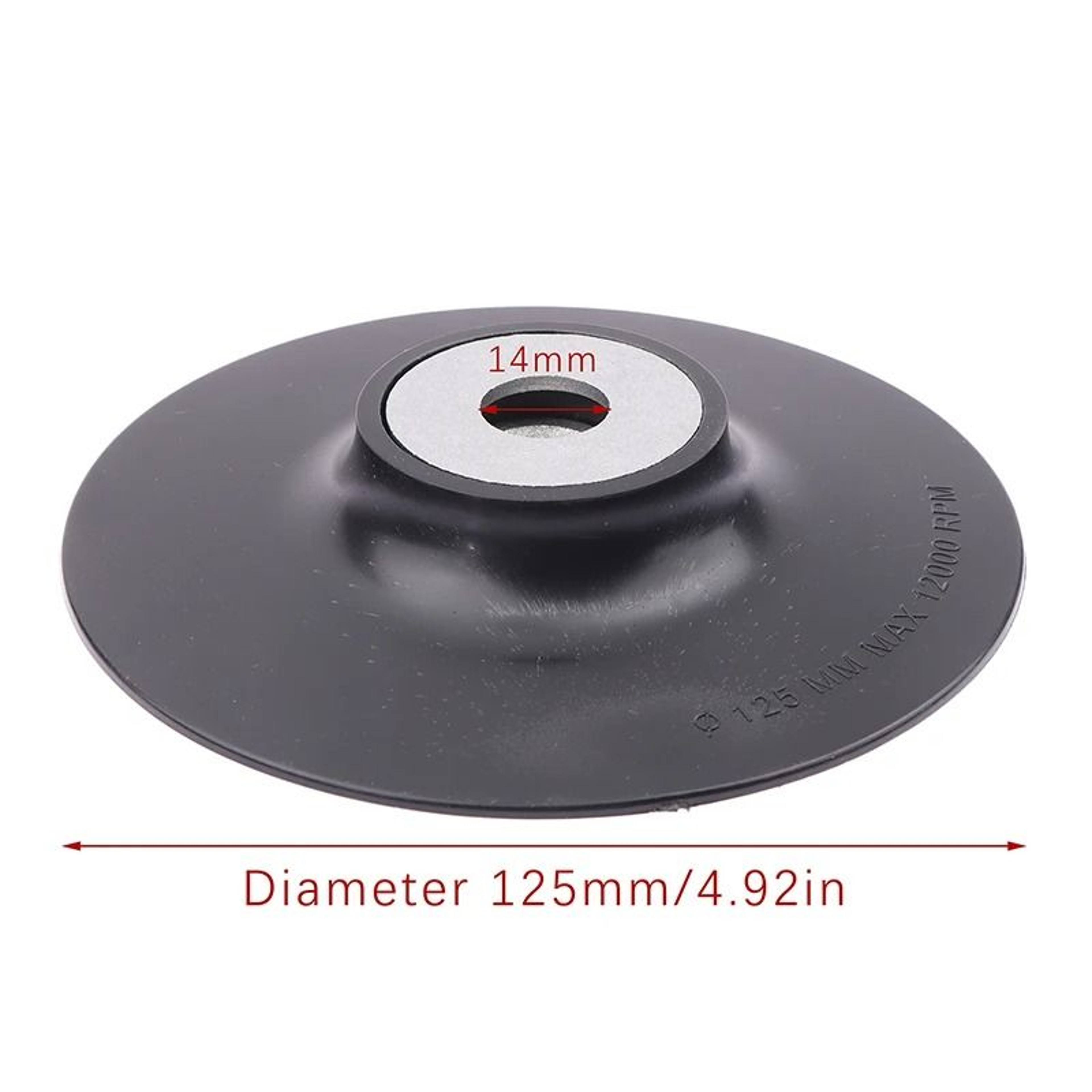 47 Inch M10M14 Angle Grinder Fiber Disc Backing Pad 12200 RPM Heavy Duty Sanding Adapter 10