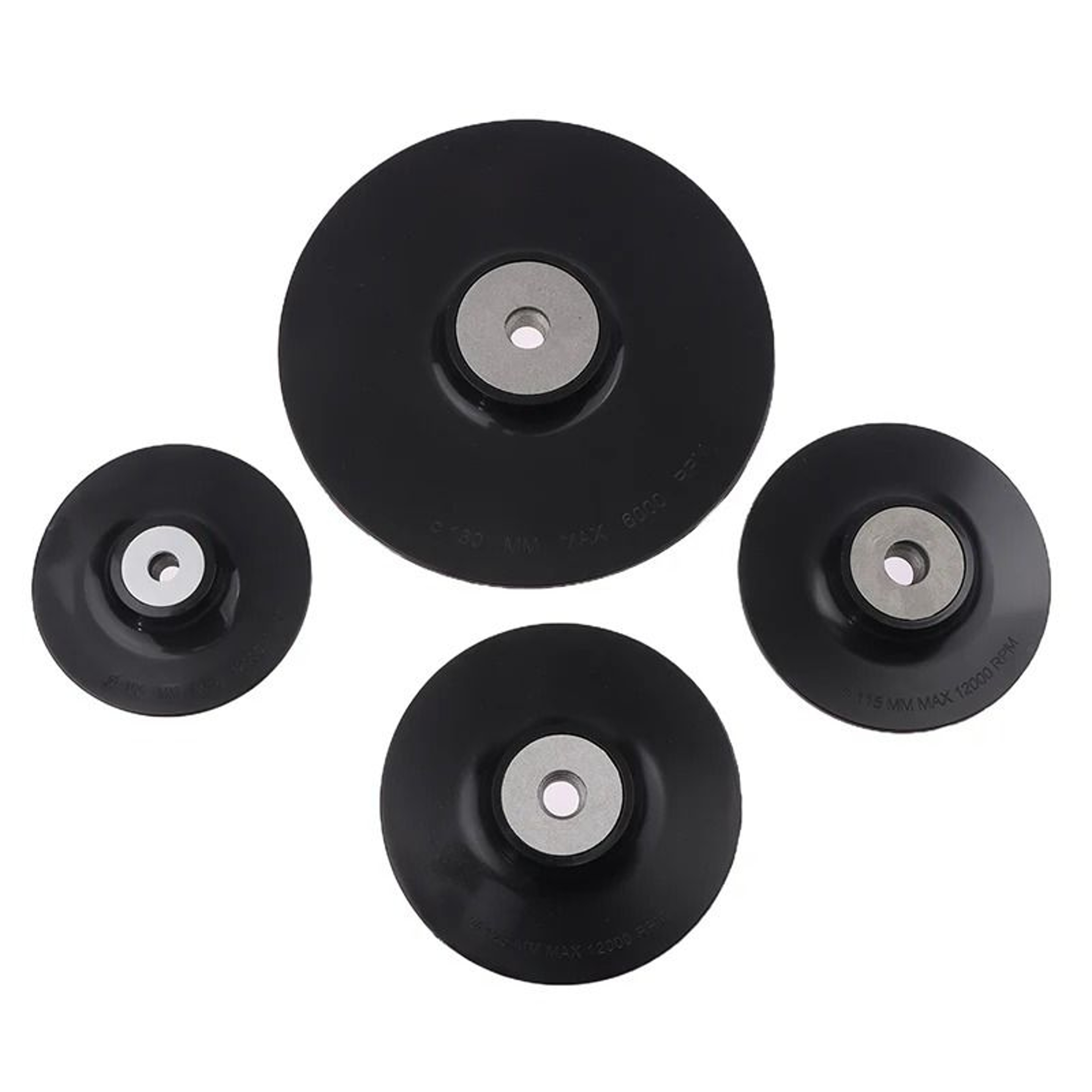 47 Inch M10M14 Angle Grinder Fiber Disc Backing Pad 12200 RPM Heavy Duty Sanding Adapter 0