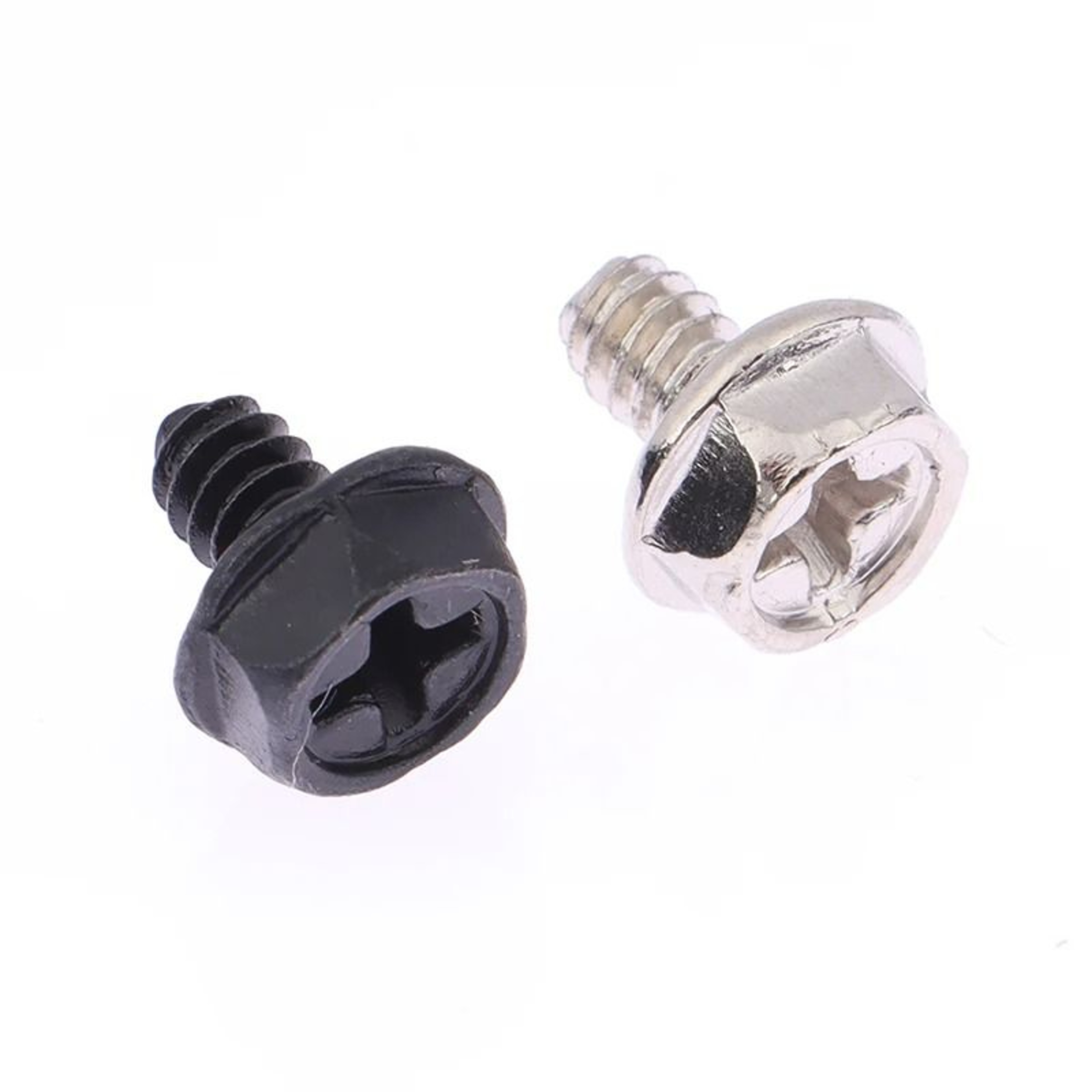 100 Piece Toothed Hex Head Computer PC Case Motherboard Mounting Screws 5