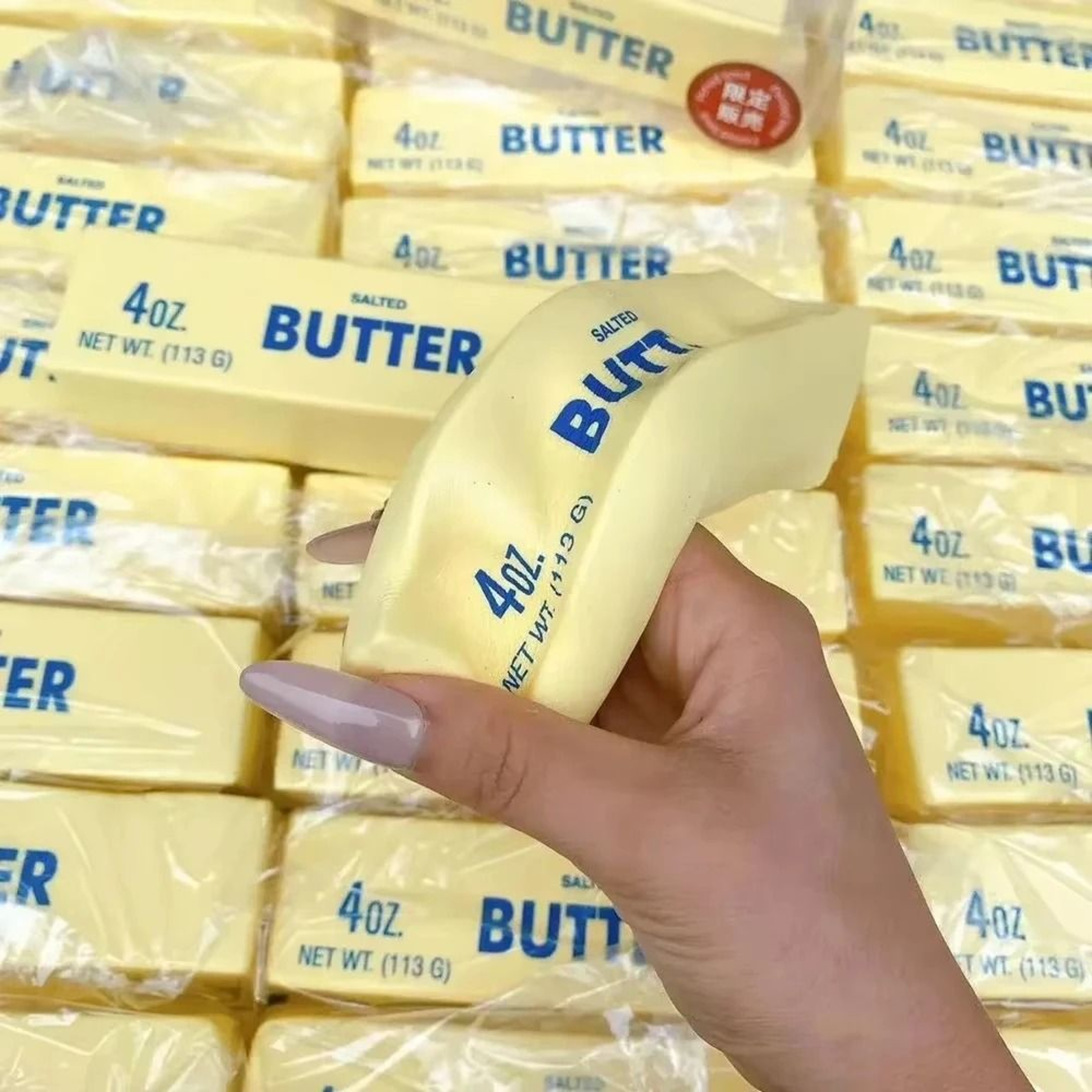 SlowRising Butter Stick Squishy Sensory Fidget And Prank Stress Relief Toy 0