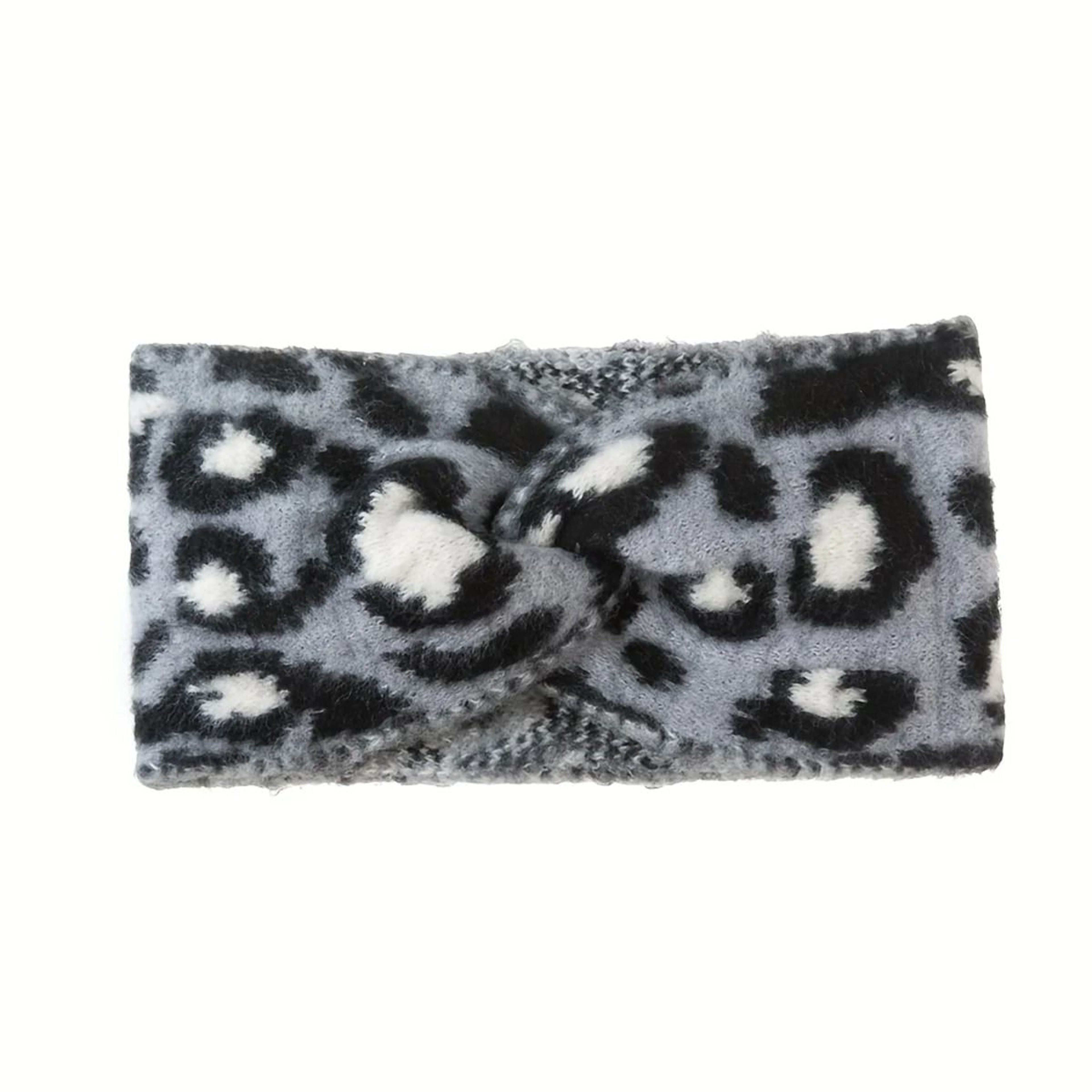 1 Piece Elegant Retro Leopard Print Wide Headband For Fitness And Outdoor Wear 7
