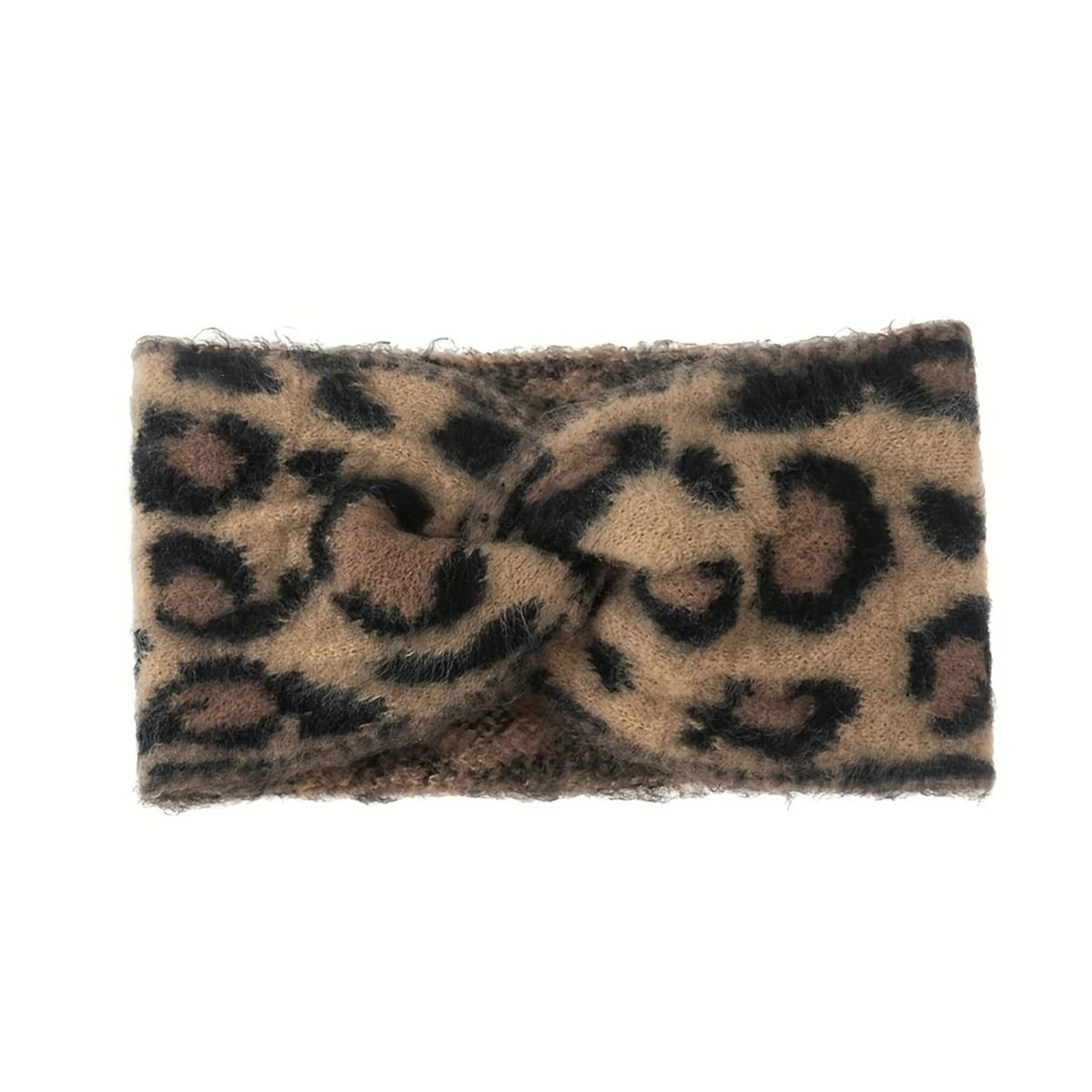 1 Piece Elegant Retro Leopard Print Wide Headband For Fitness And Outdoor Wear 6