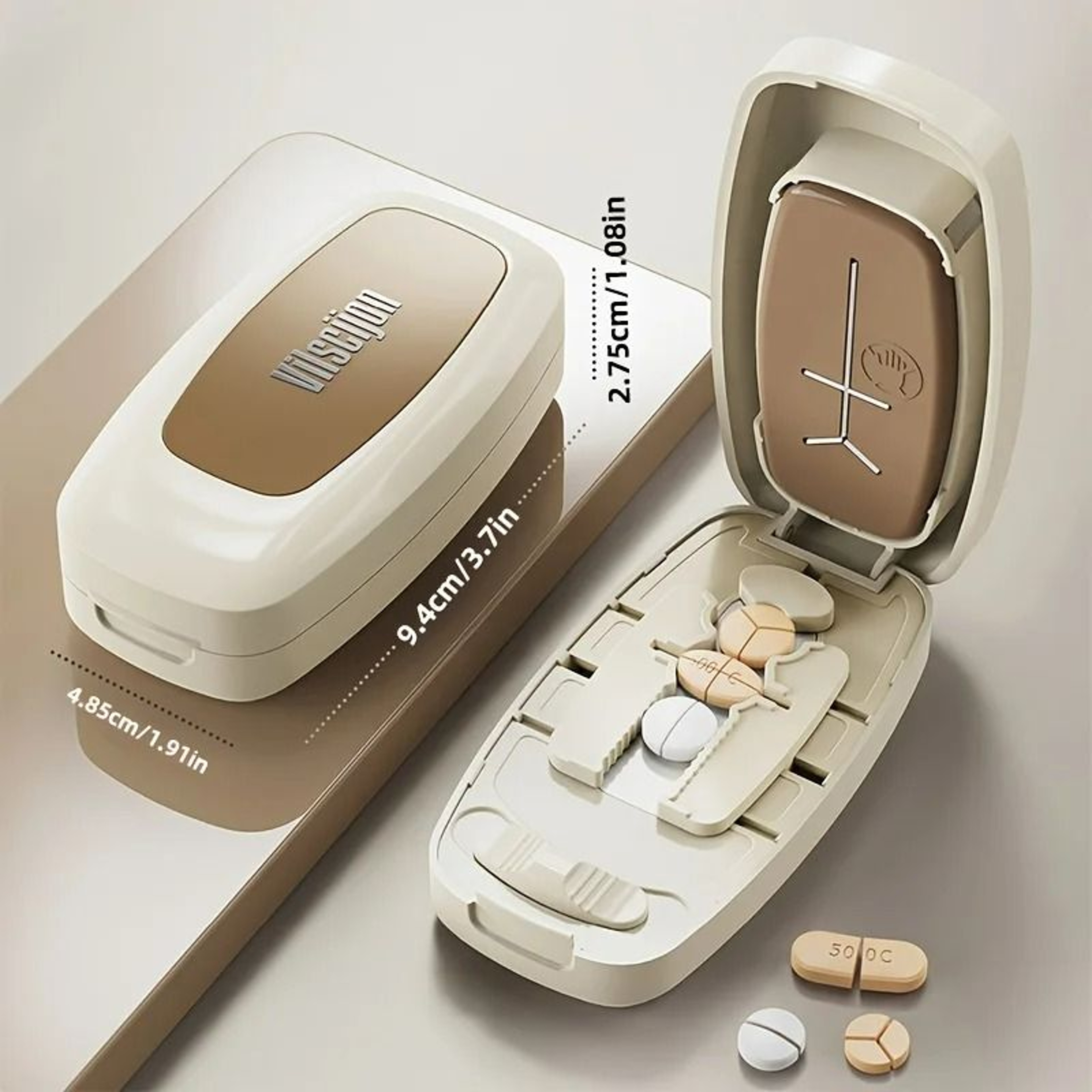 Portable Precision Pill Splitter And Tablet Divider 7