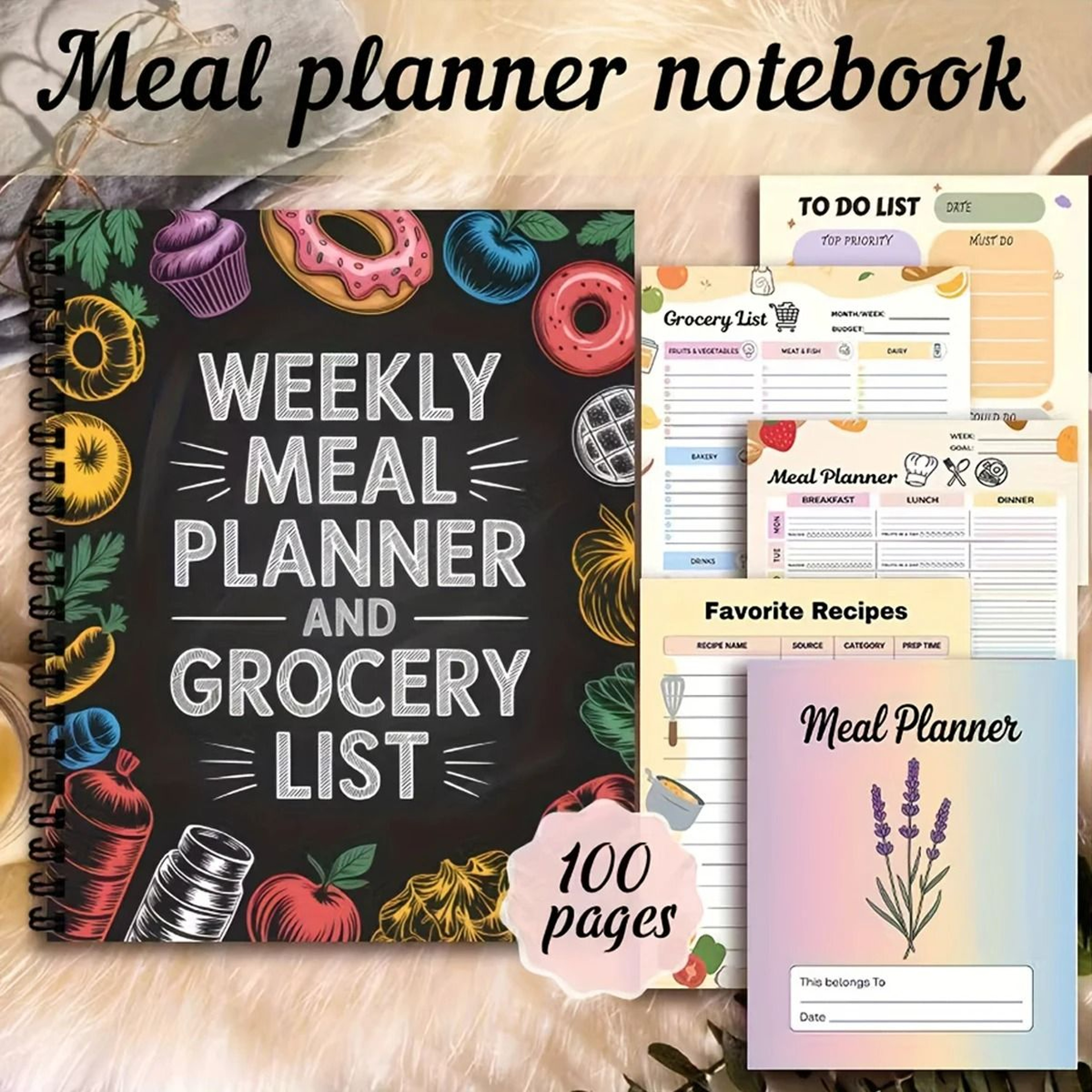 Weekly Meal Planner And Grocery List Organizer Journal For Weight Loss And Nutrition Tracking 1