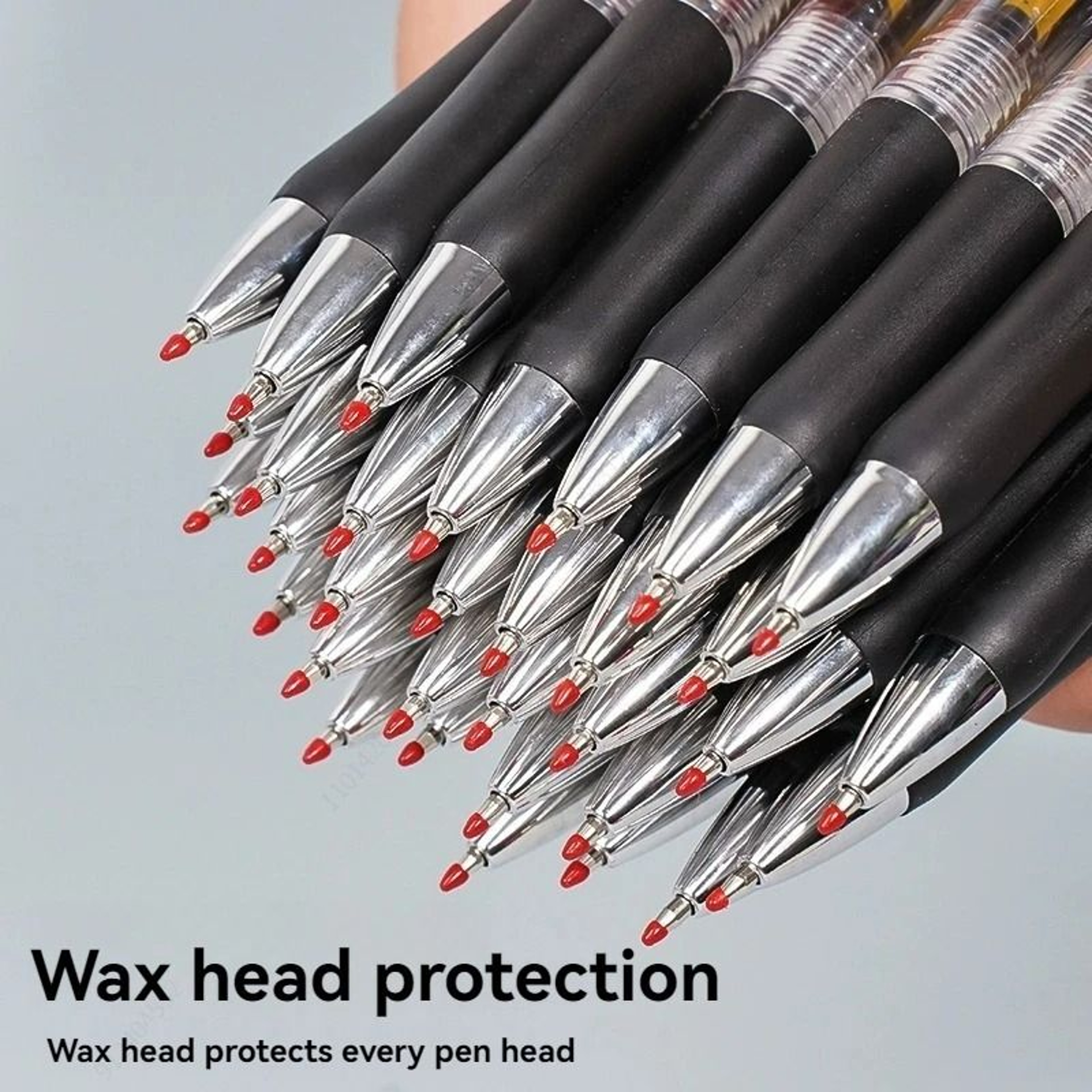 23Piece Retractable Ballpoint Pen Set With Large Capacity 05 Mm Replaceable Refills 3