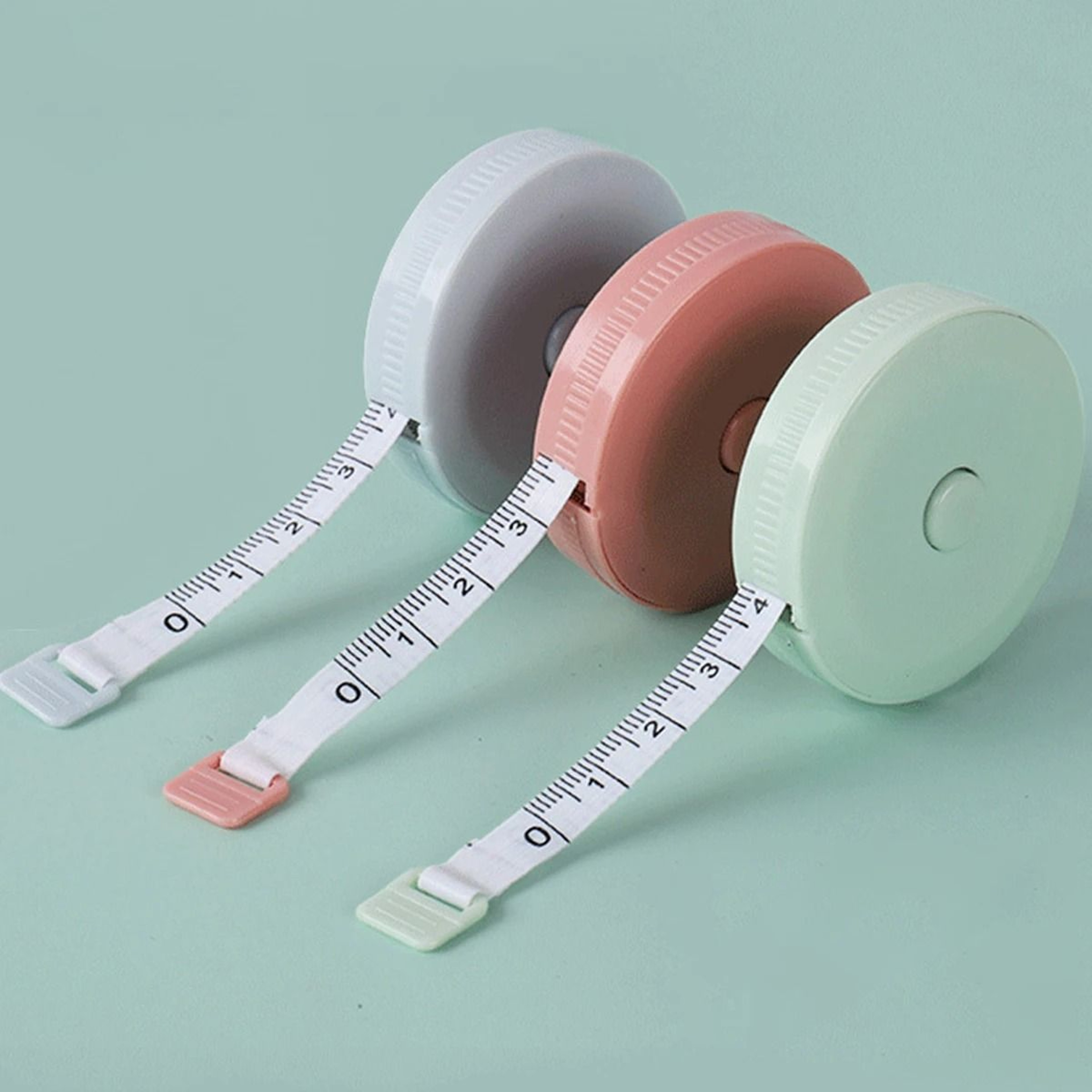 Mini Automatic Retractable Soft Tape Measure For Body  Sewing 2