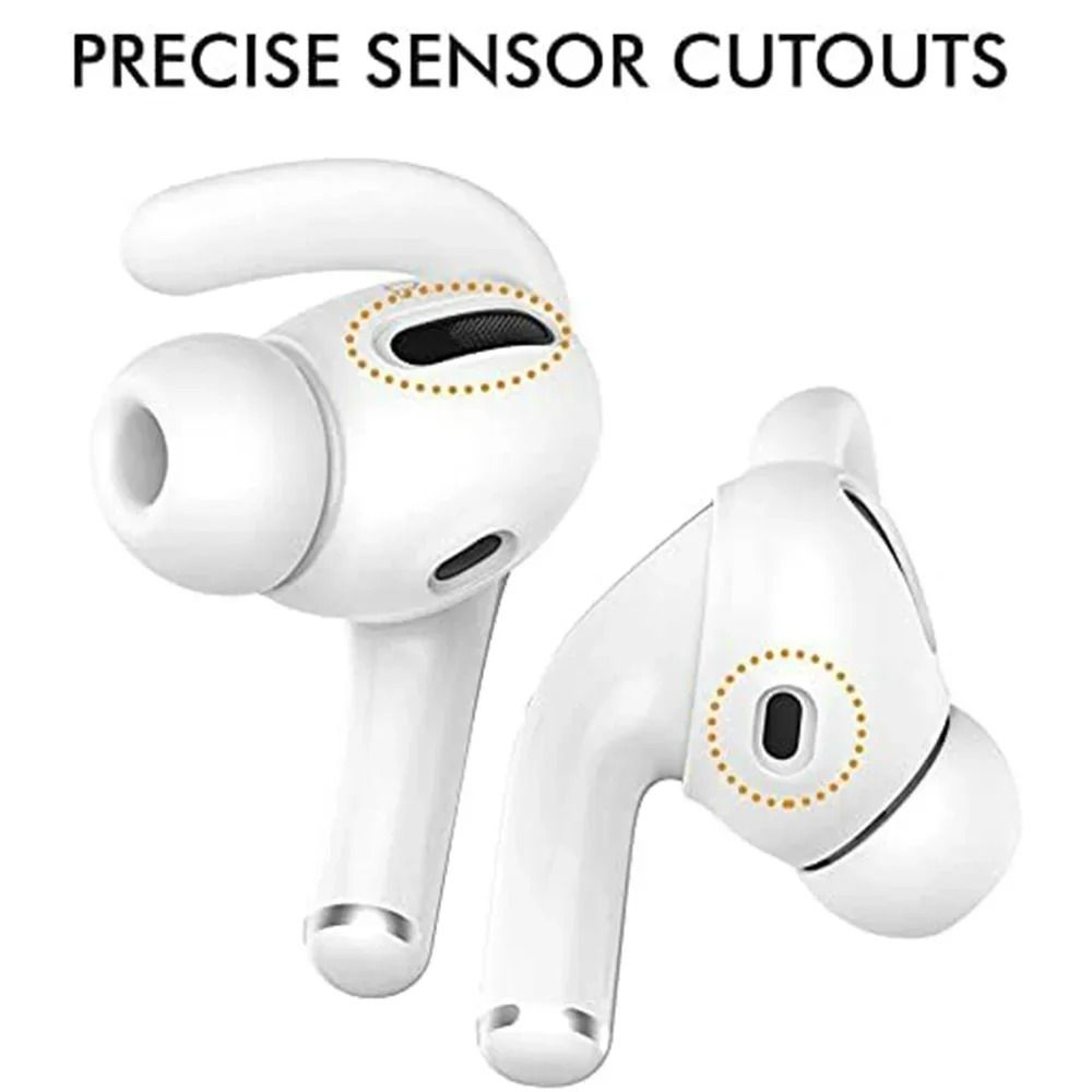 AntiSlip Silicone Eartips  Ear Hooks Protective Sleeve Covers For Apple AirPods Pro  3rd Gen 4