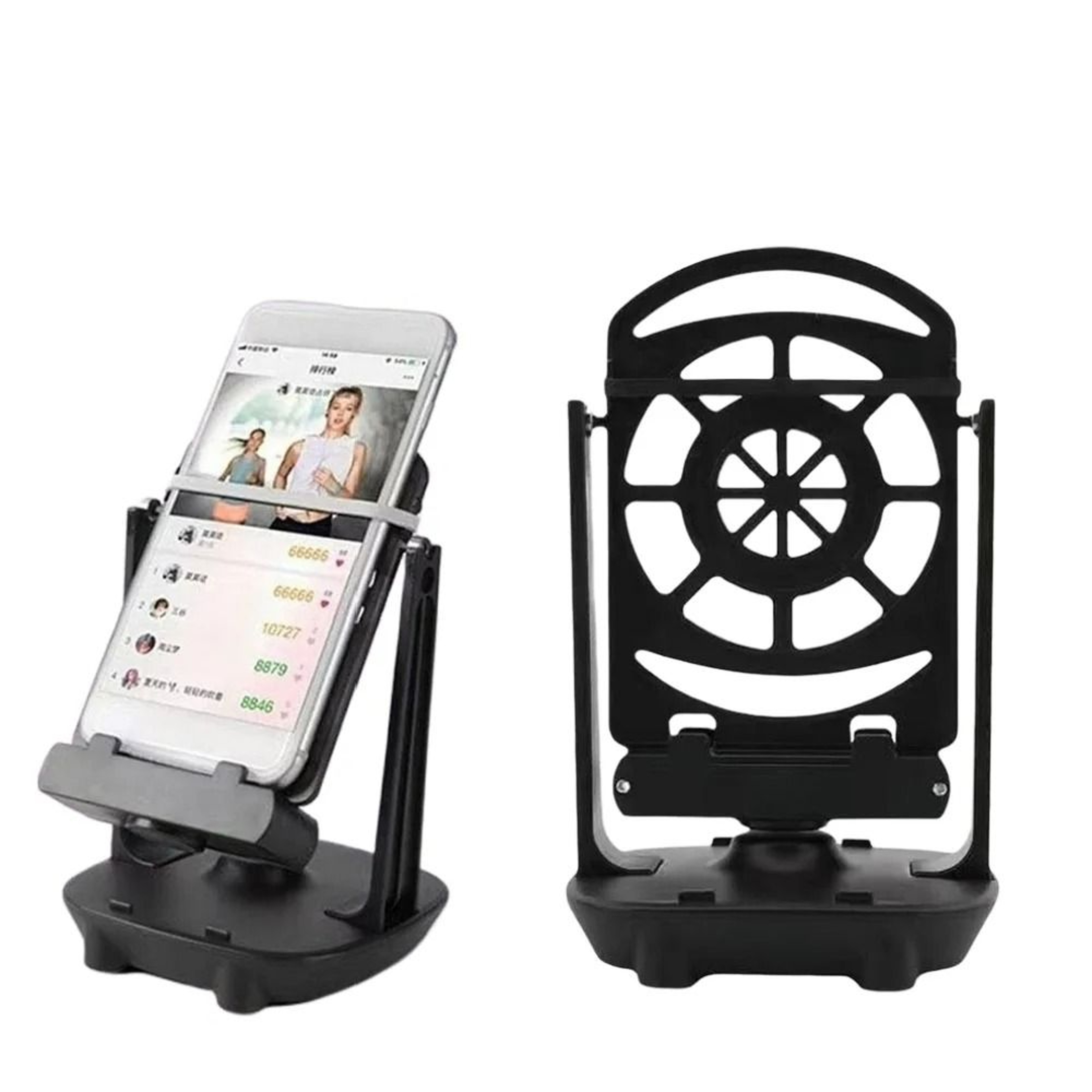Automatic Phone Swing Shaker  Pedometer Desk Wiggler Stand 0