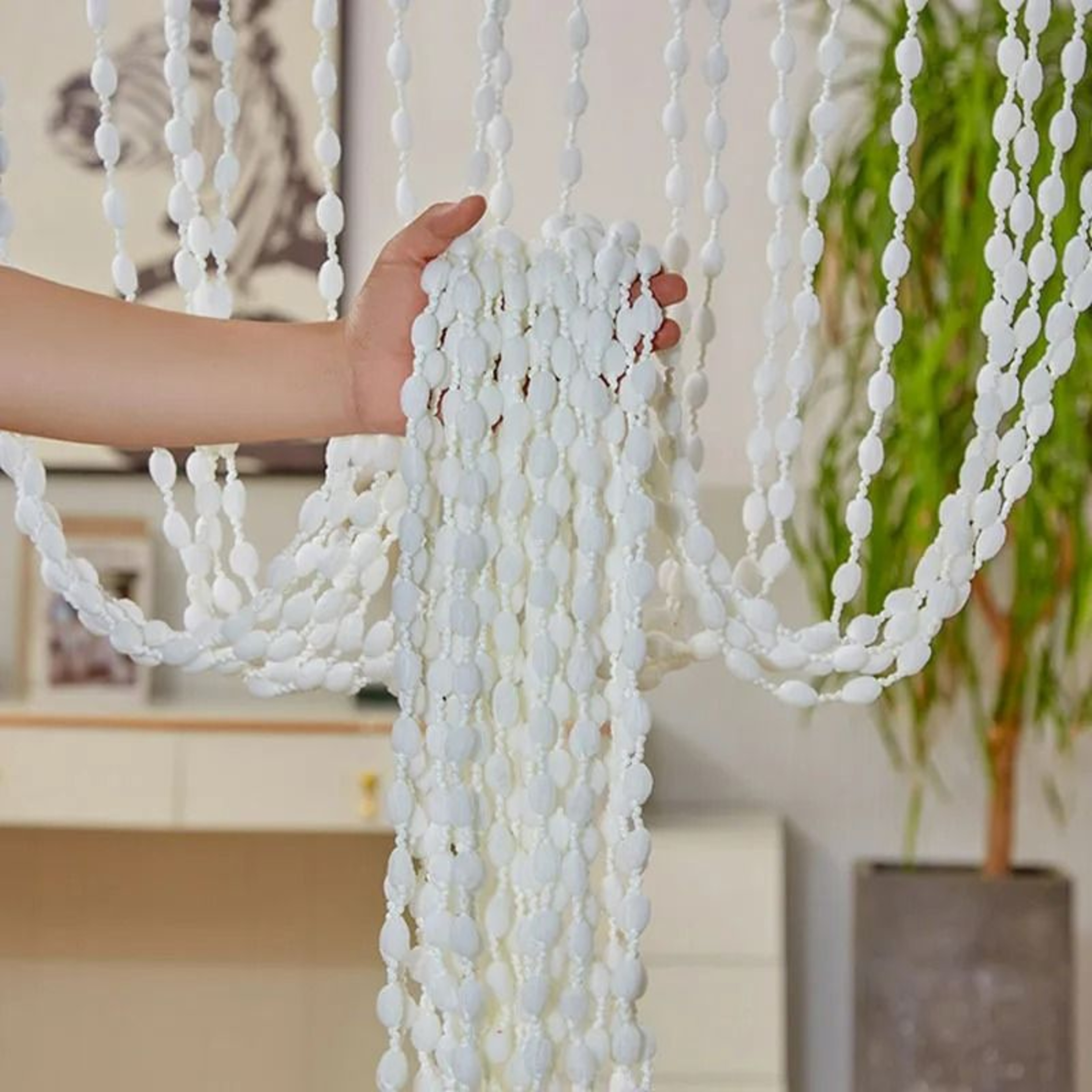 Lantern Tassel String Curtain Beaded Door Window Room Divider Decor 9