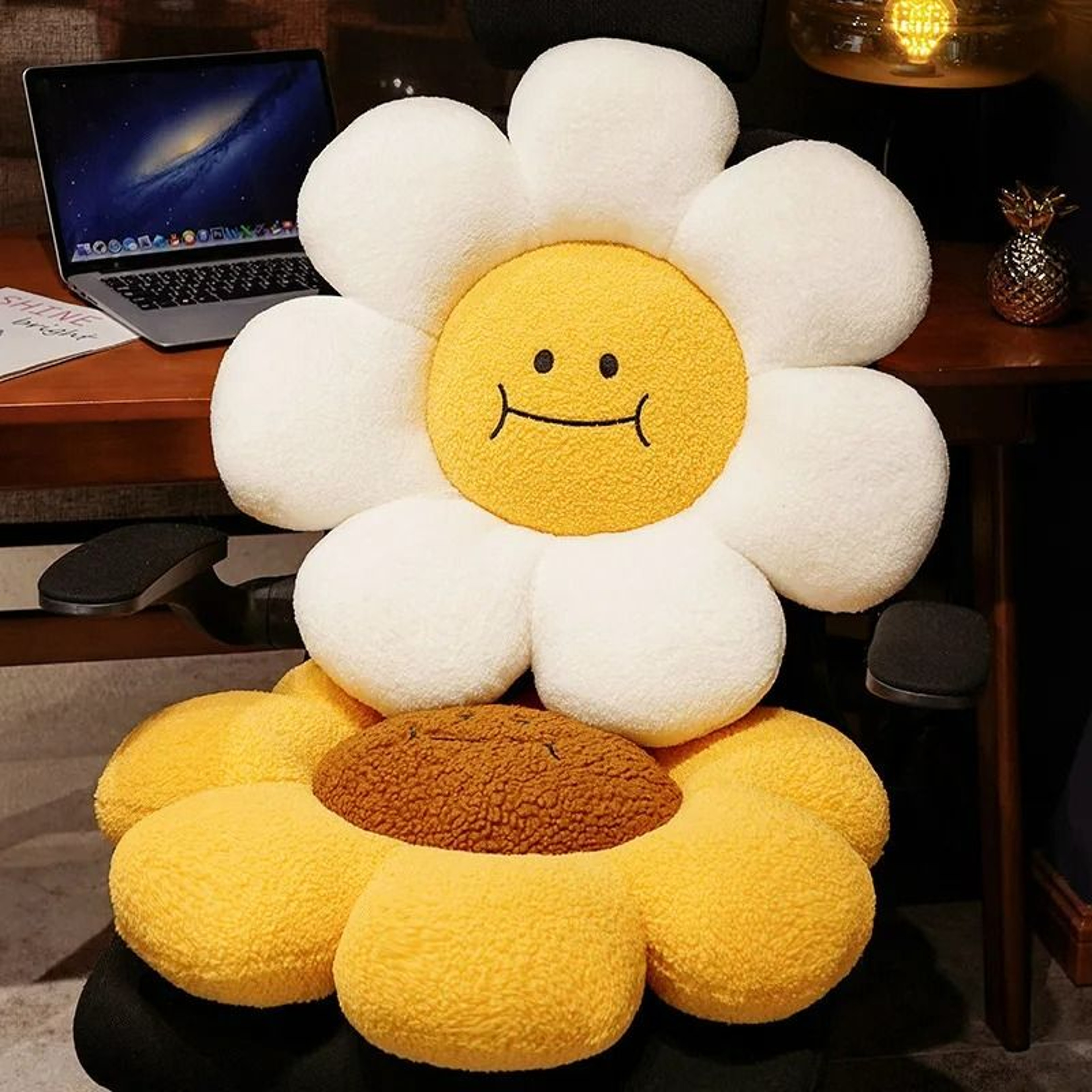 Sunflower Plush Daisy Flower Cushion Pillow 1