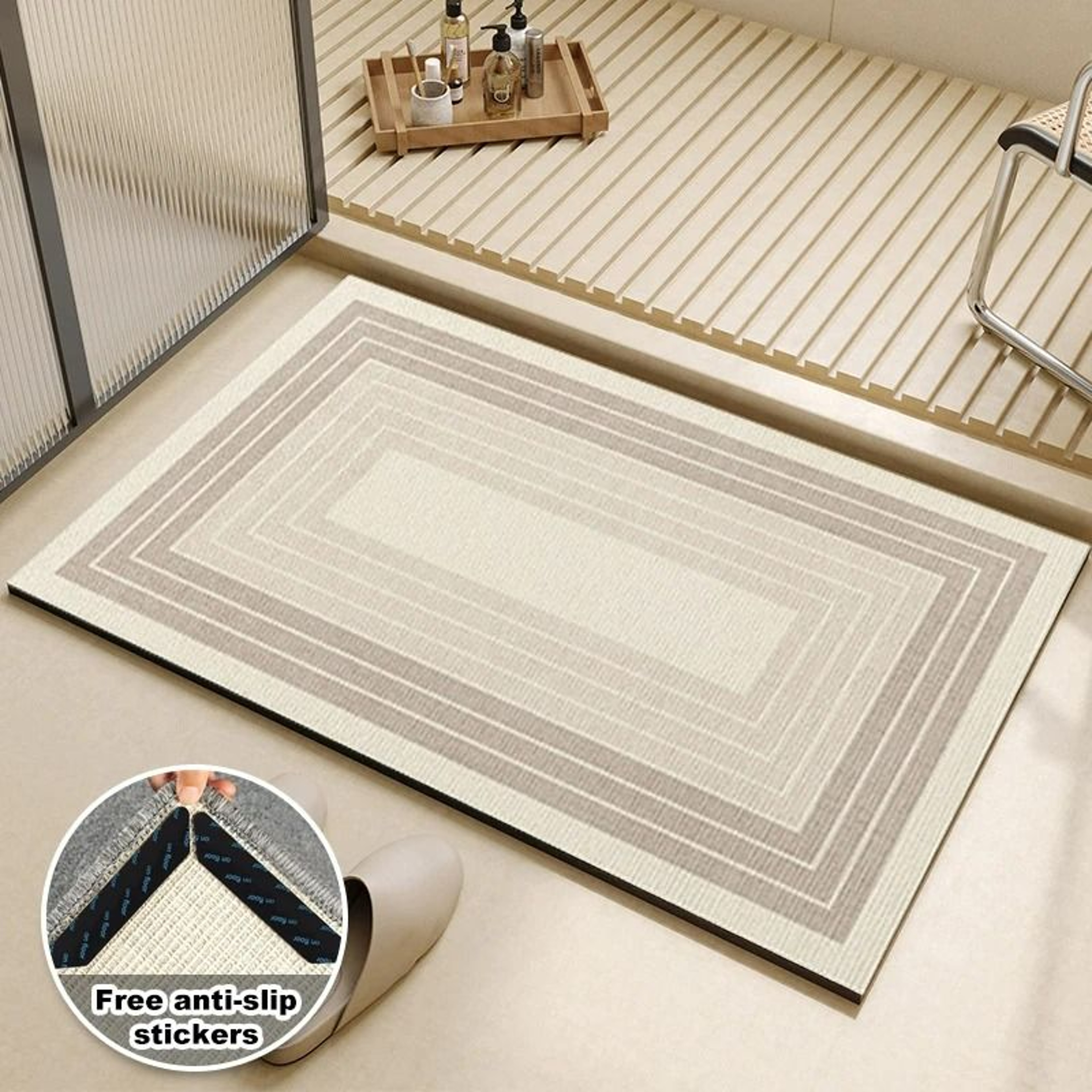 Super Absorbent Kitchen Floor Mat NonSlip Washable Rug 11