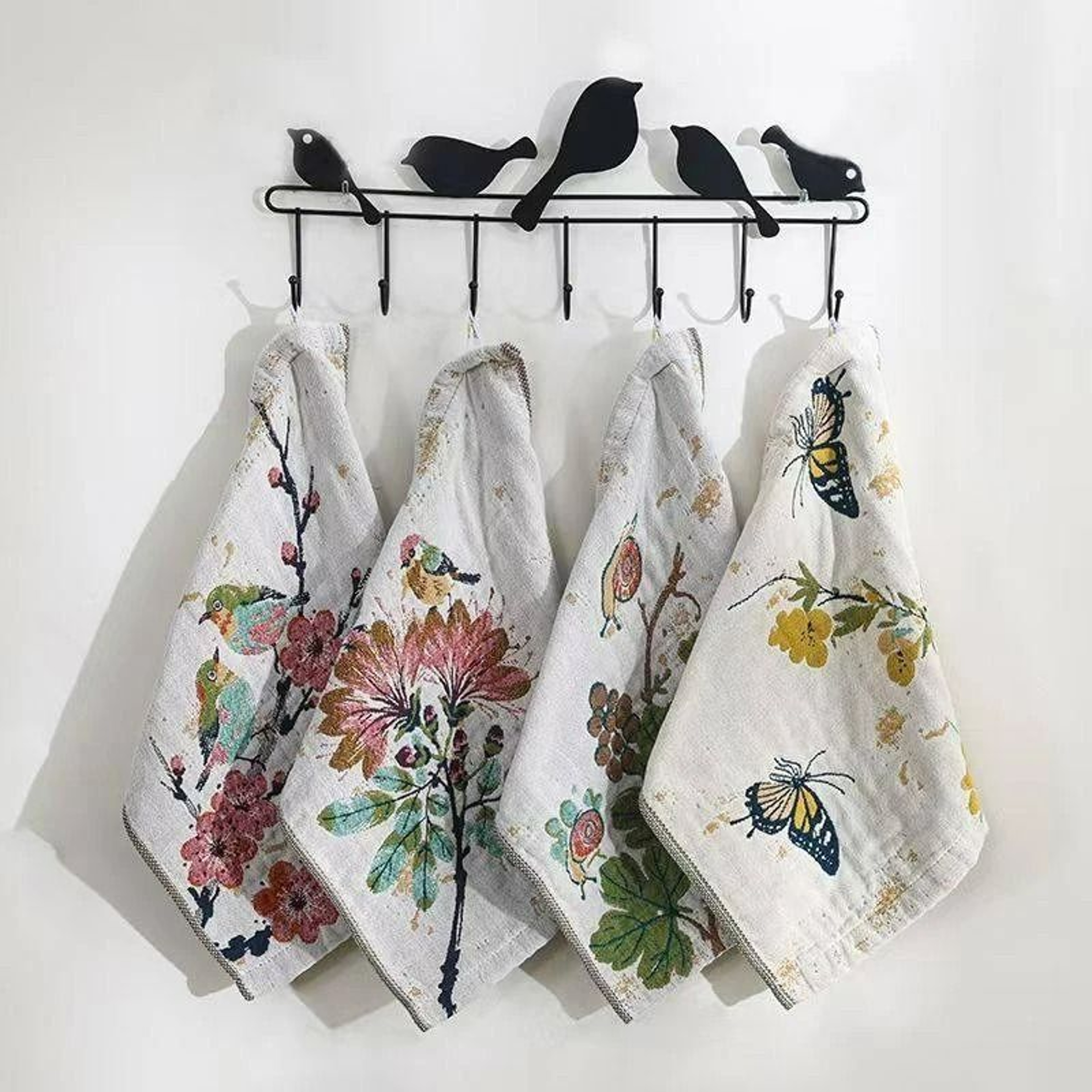 100 Cotton 4Layer Gauze Absorbent QuickDry Hand Towel Set 8