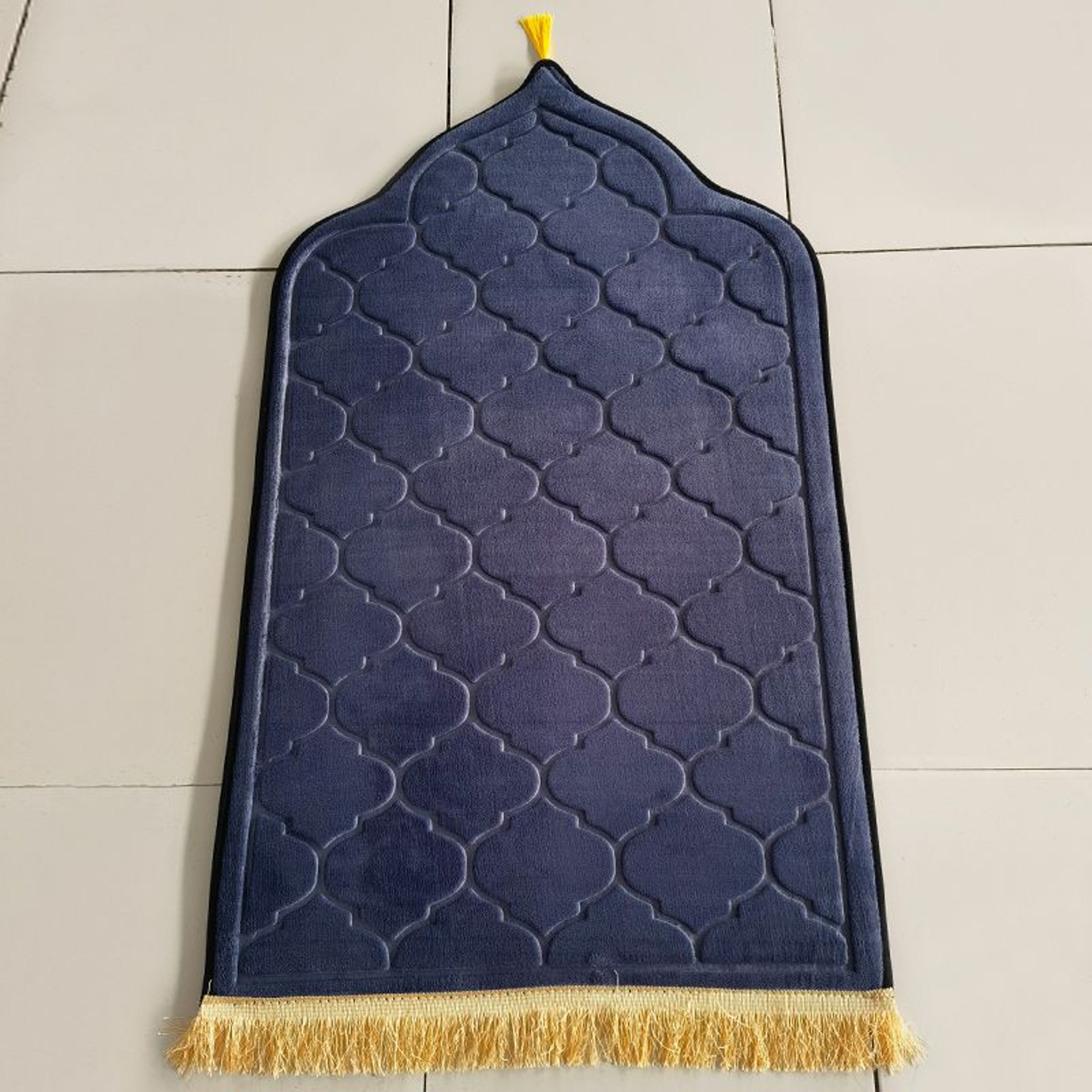 Flannel Embossed NonSlip Portable Prayer Rug 7