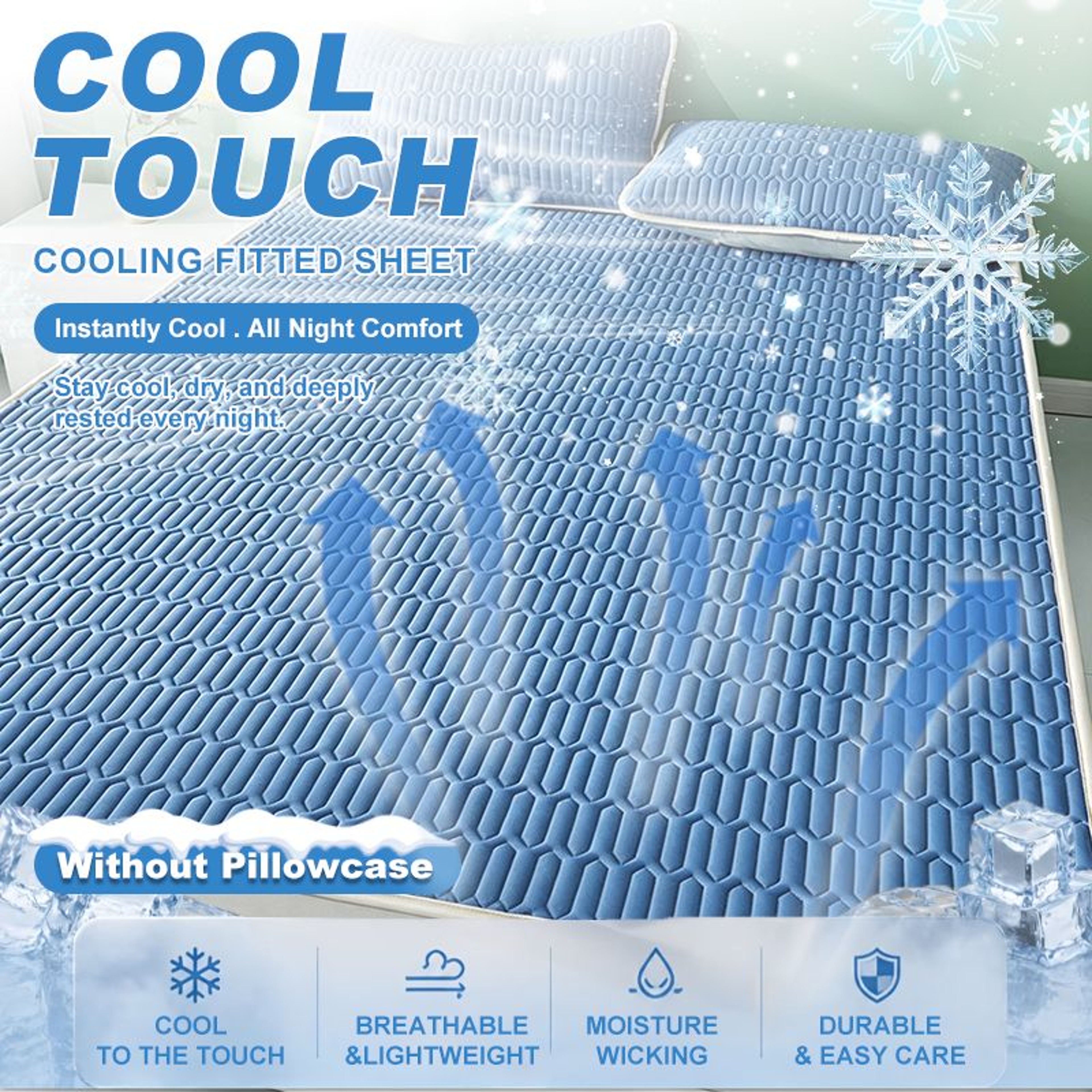 Latex Cooling Ice Silk Summer Mattress Pad 6