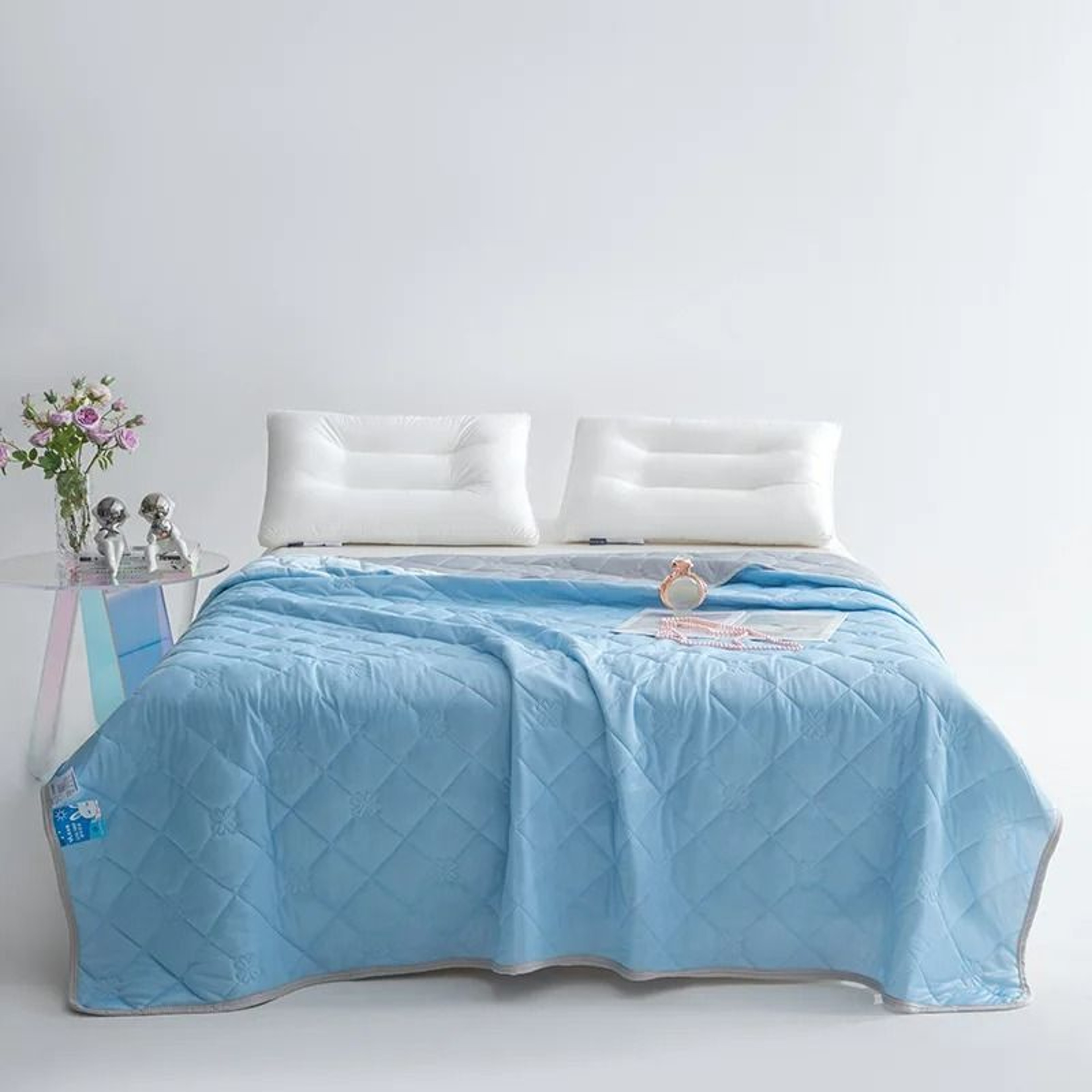 Summer Pure Color Cooling Air Condition Comforter 8