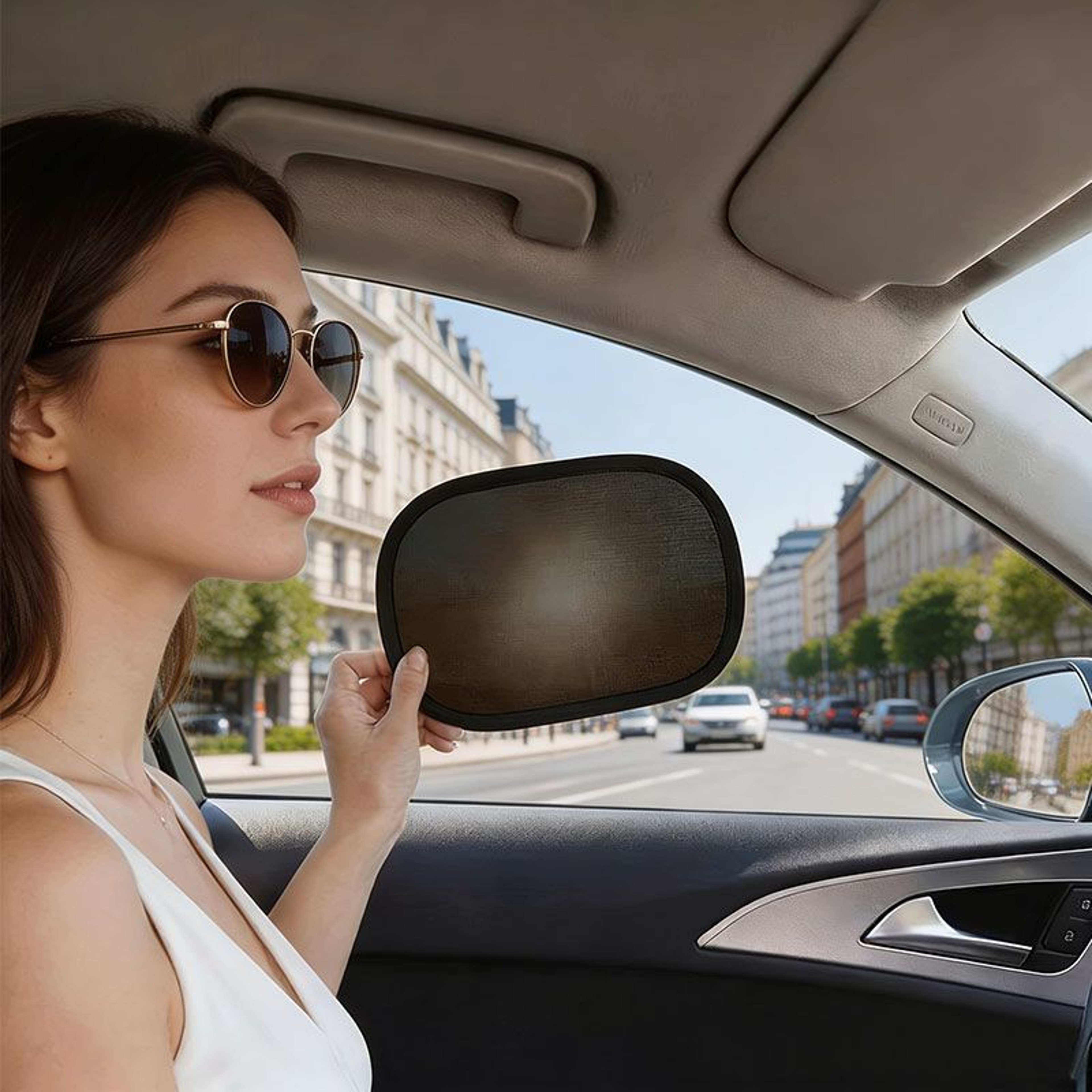 Mini Static Cling Car Side Window Sunshade 0
