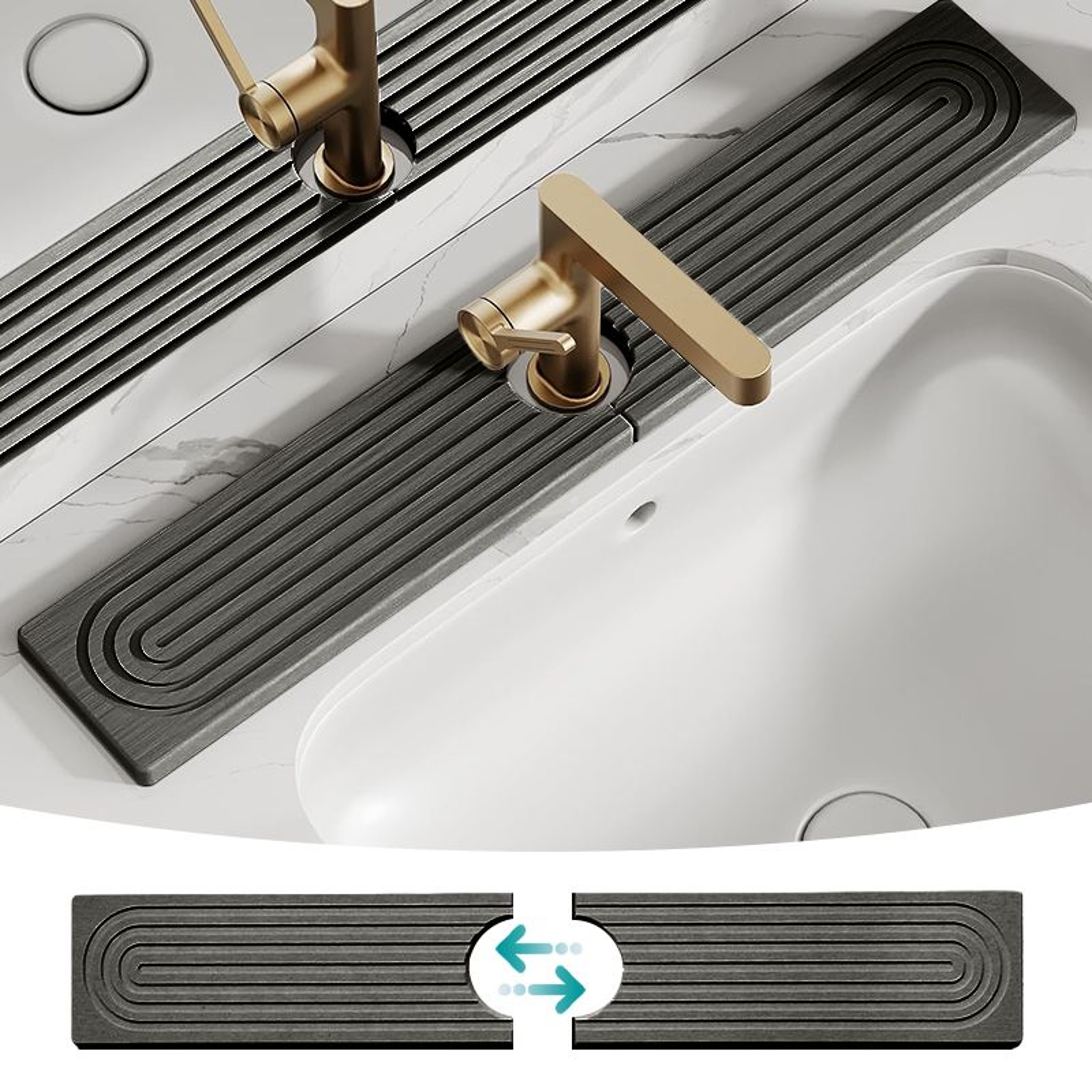 FastDrying Diatomite Sink Faucet Mat 0
