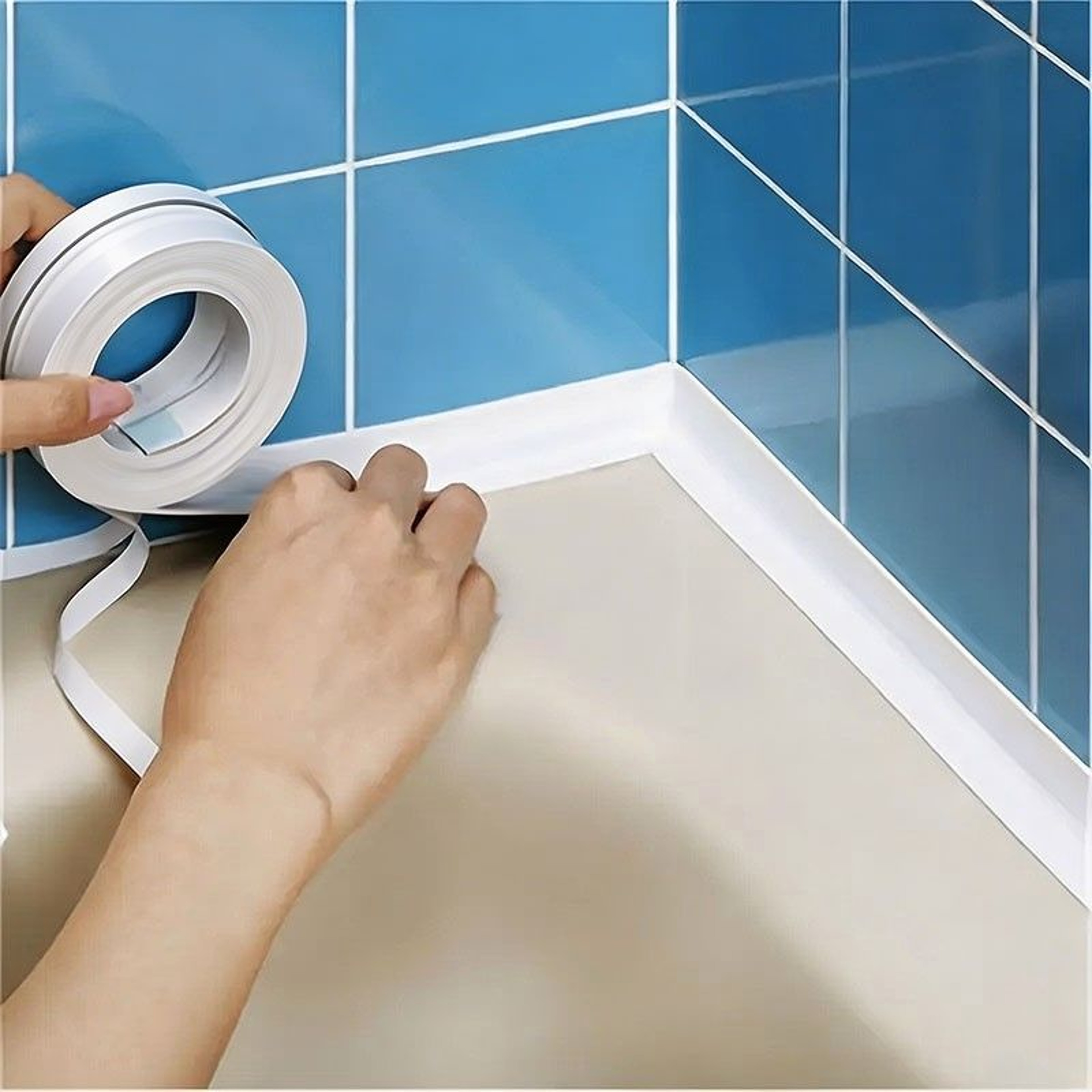 SelfAdhesive Waterproof PVC Sink Edge Caulk Tape 0