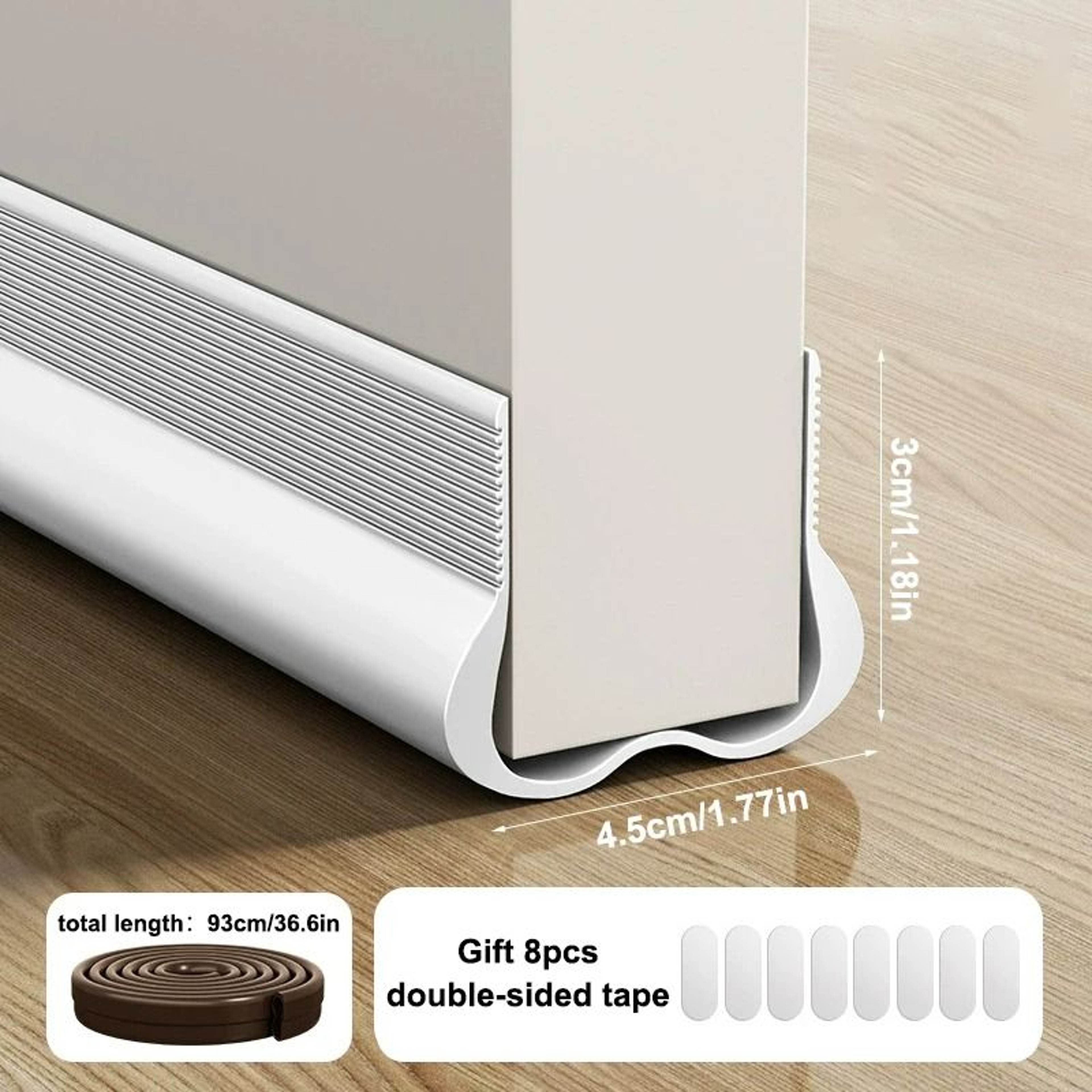 Cuttable Flexible Door Bottom Draft Stopper  Weather Strip 10