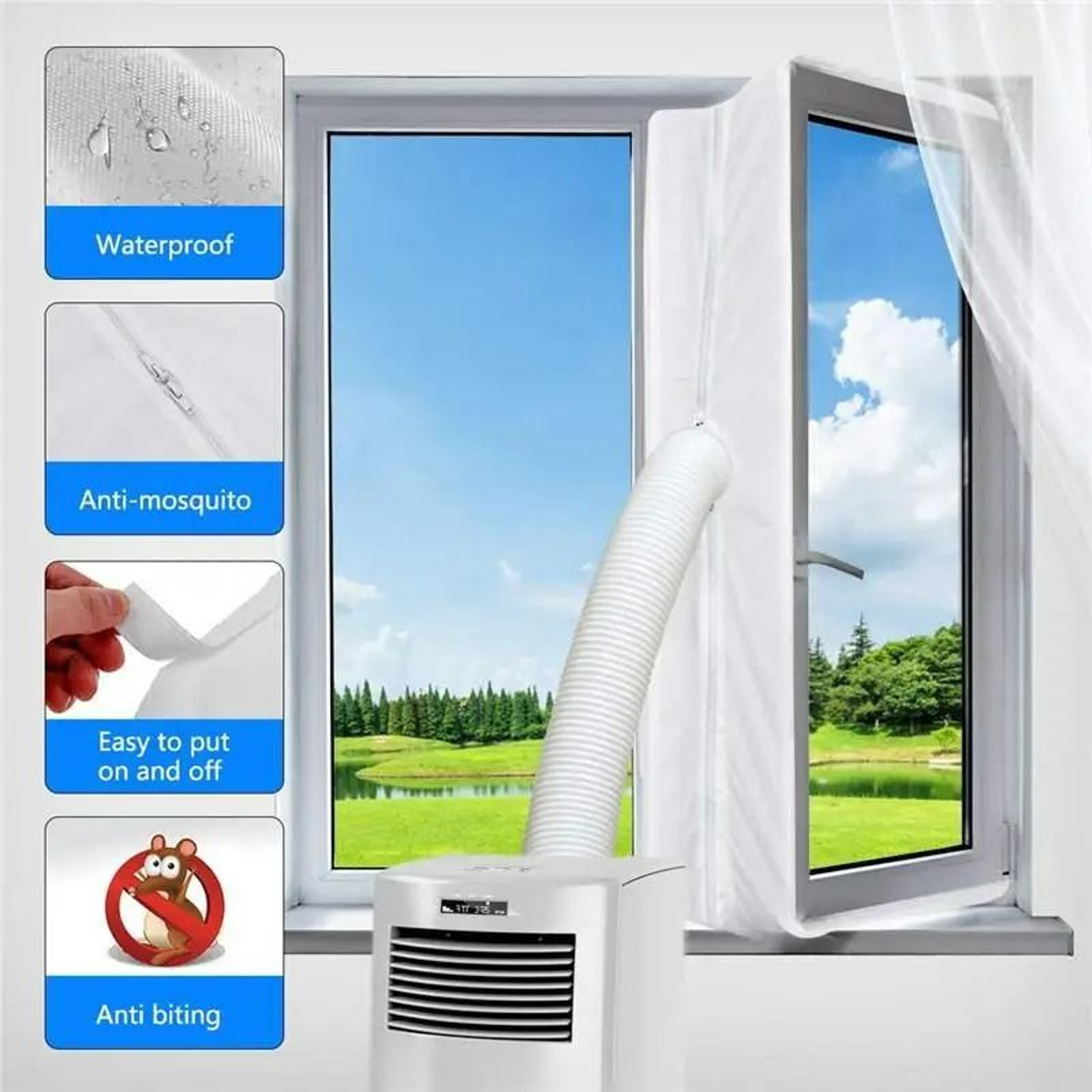 Universal Window Seal Kit For Portable Air Conditioners 4